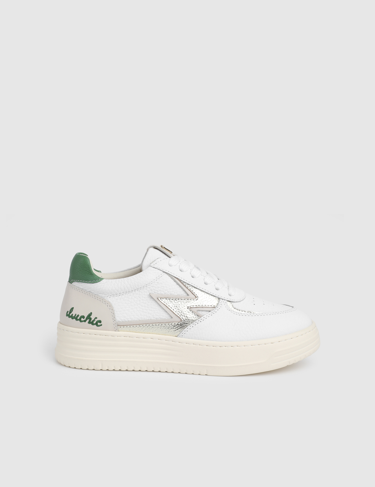 Haze White Leather Women's Sneaker