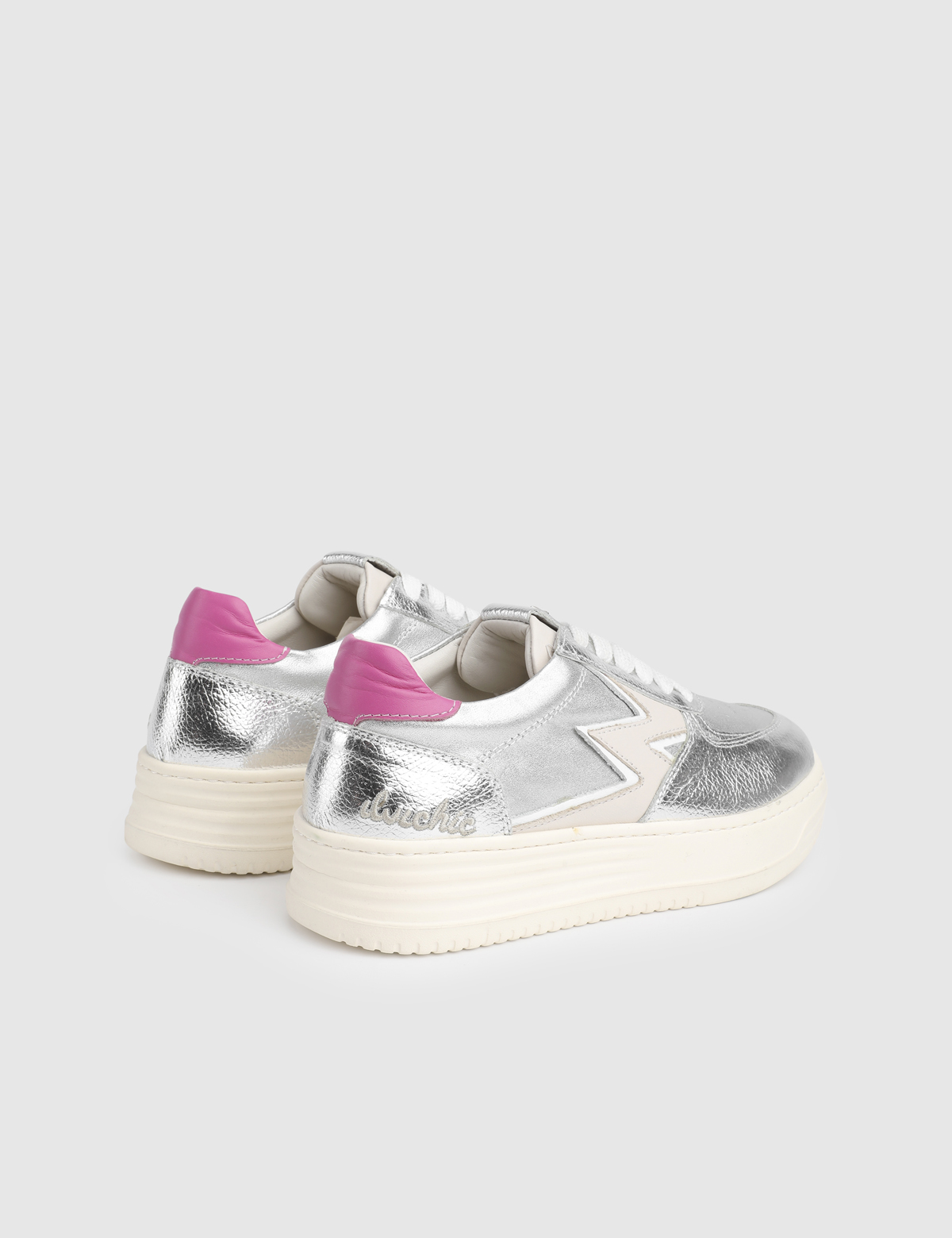 Haze Silver Leather Women's Sneaker