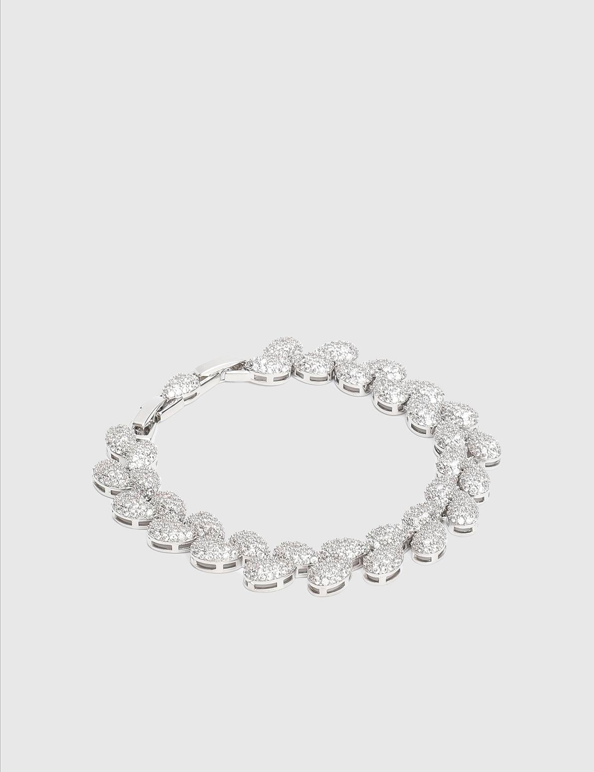 Hearts Silver Women's Bracelet