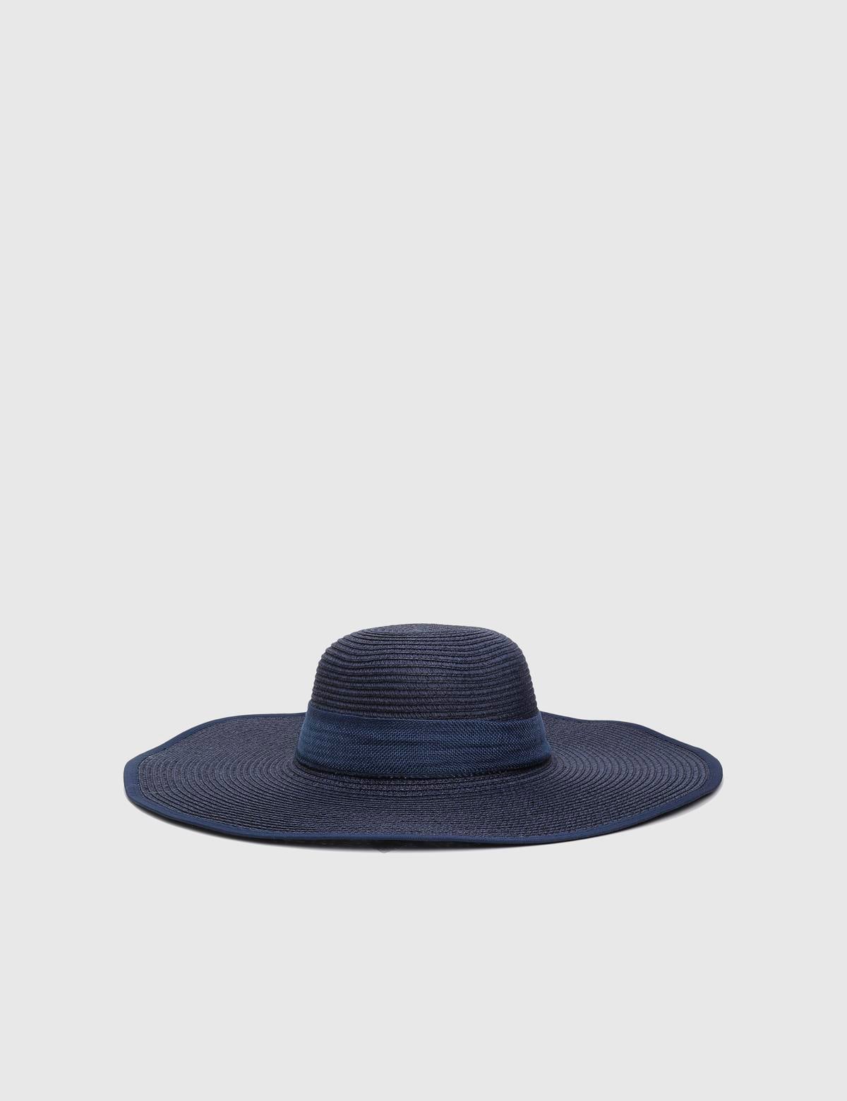 Heguri Navy Blue Women's Paper Hat