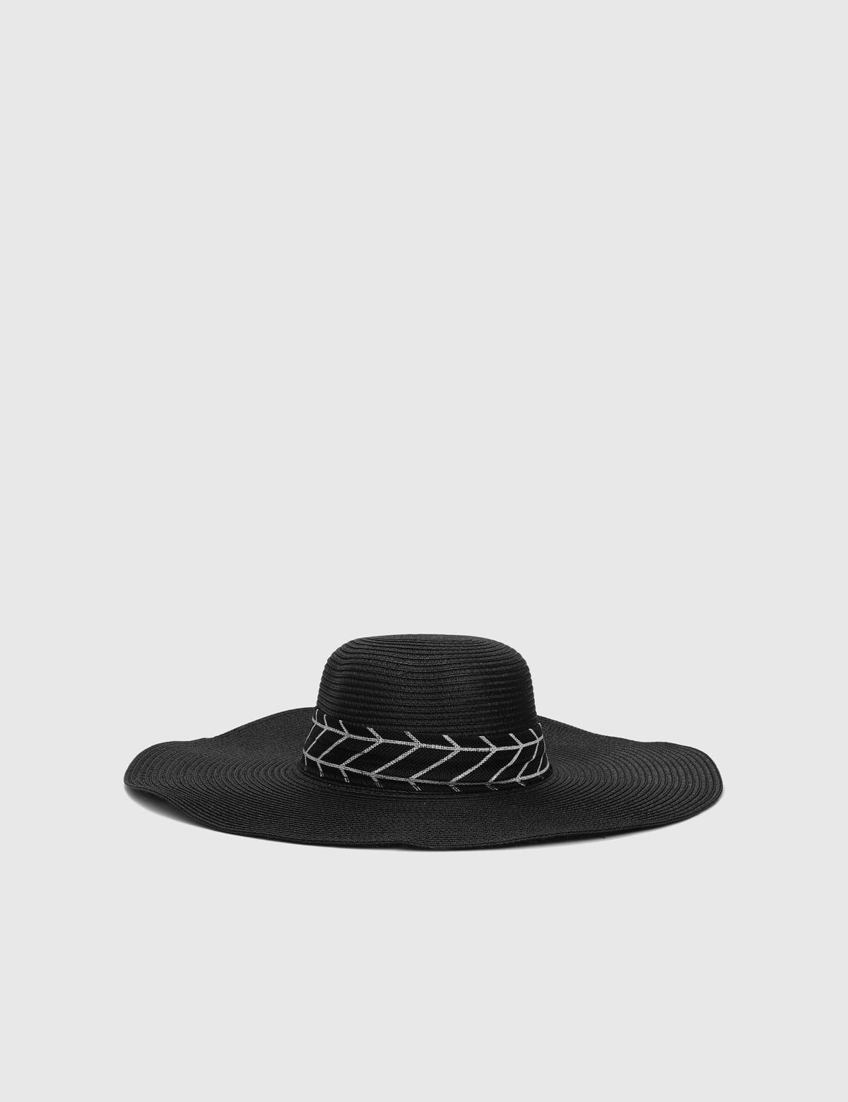 Heguri Black Women's Paper Hat