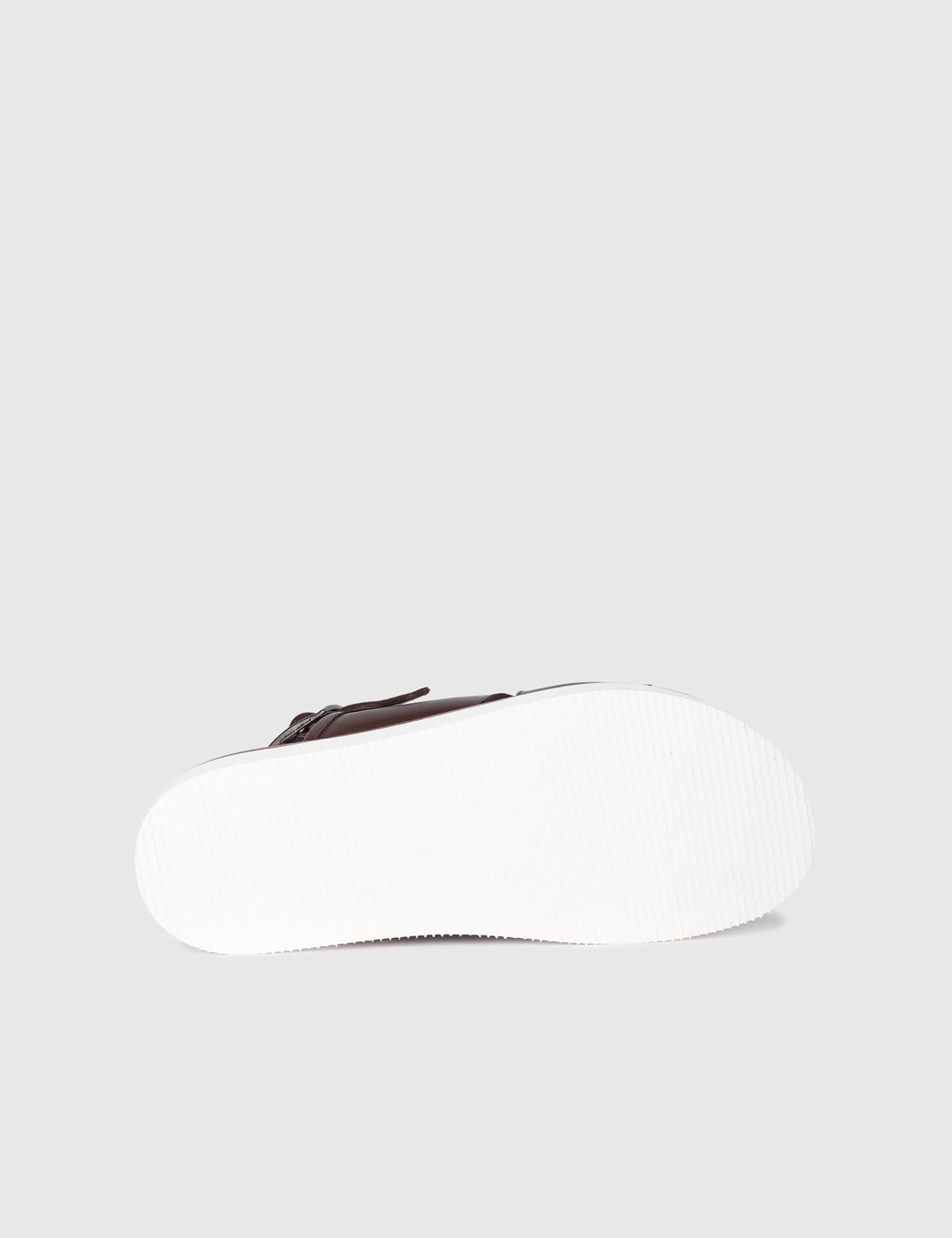 Hexham Brown Leather Men's Sandal