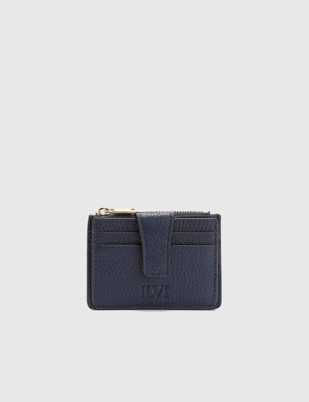Houston Hakiki Floter Deri Unisex Lacivert Kartlık
