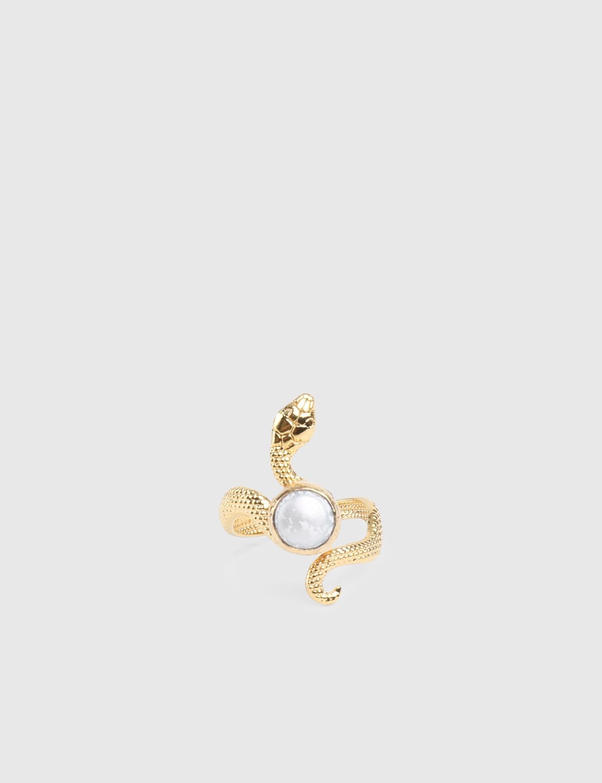 Ithaca Gold Women's Ring with White Stones