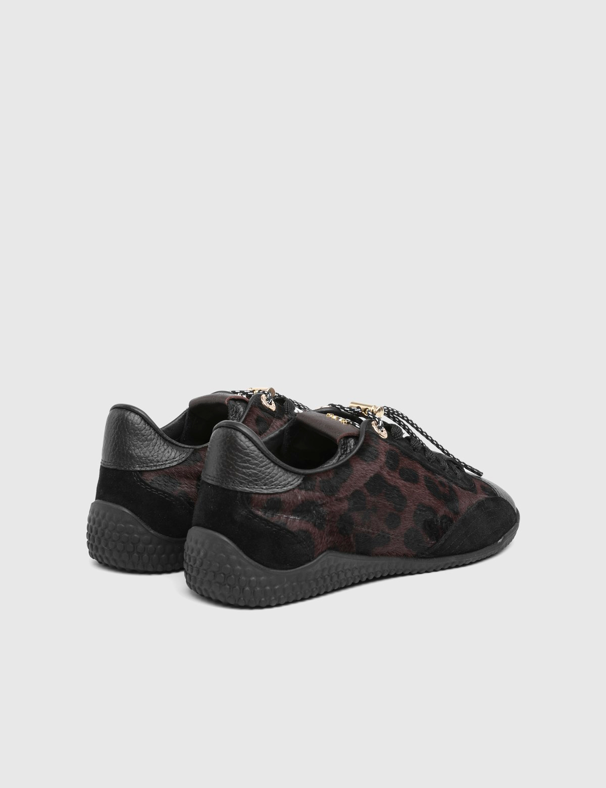 Ivette Kadın Hakiki Deri Siyah Sneaker