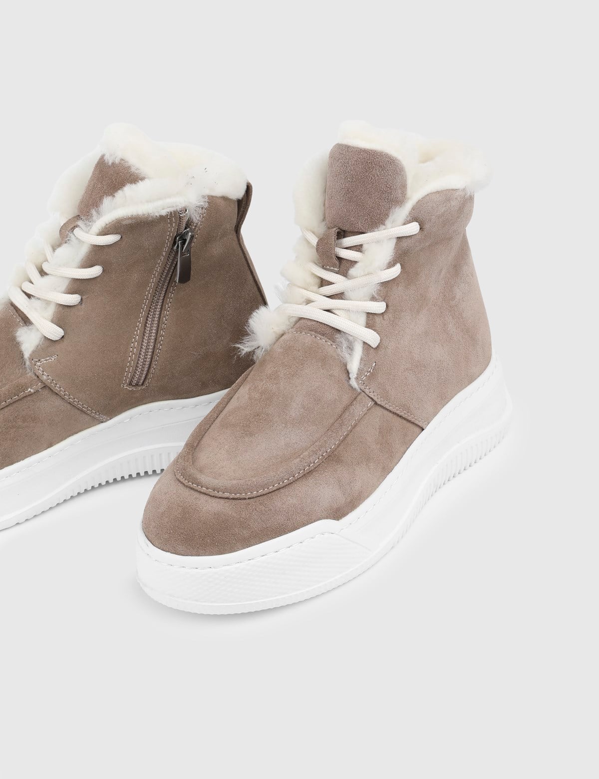 Jasper Mink Suede Leather Women's Boot