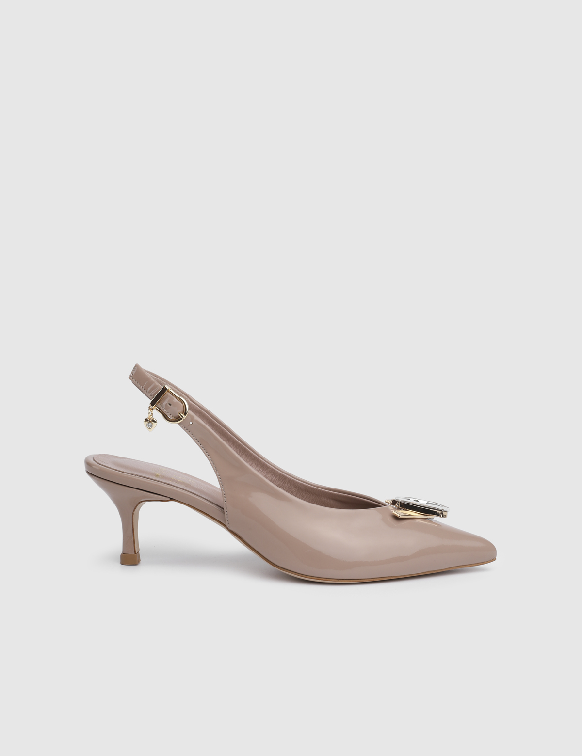 Jisel Mink Patent Leather Women's Sandal