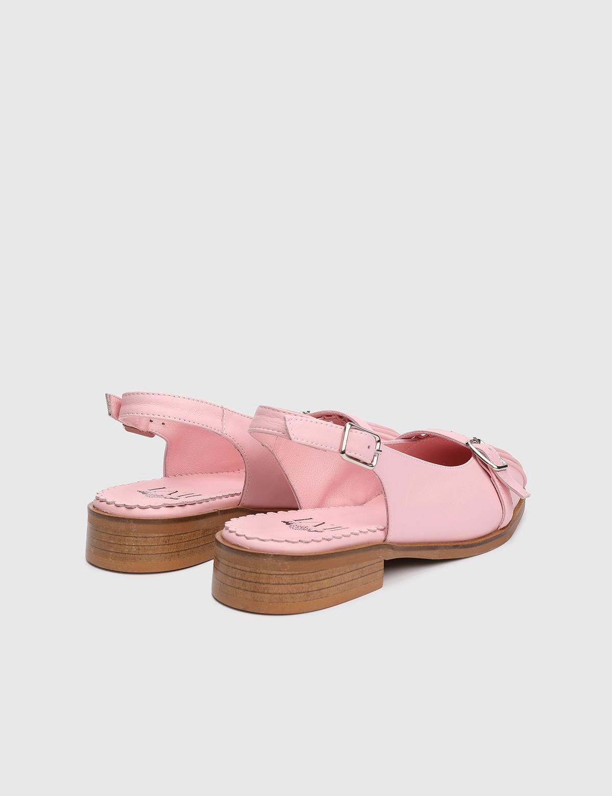 Jodie Pink Leather Women's Sandal