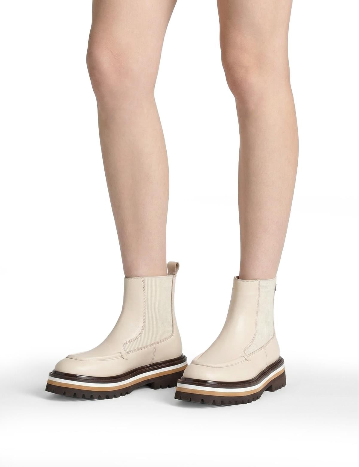 Jones Cream Leather Women's Boot