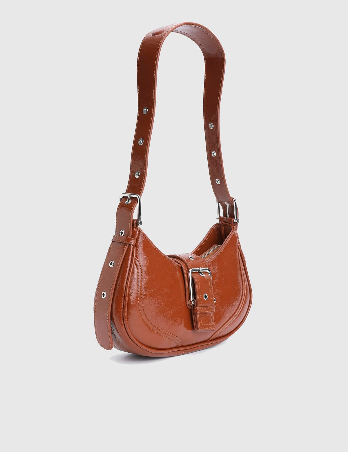 Jorae Saddle Brown Women's Shoulder Bag 