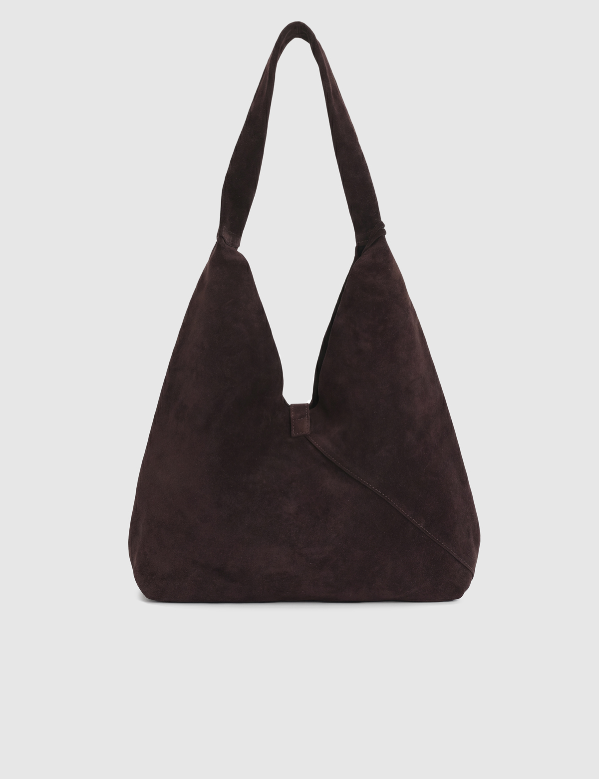 Joray Brown Suede Leather Women's Shoulder Bag