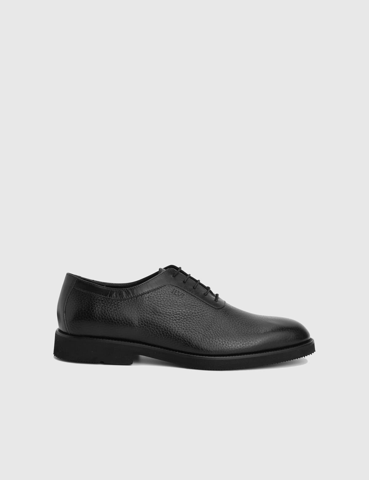 Jozy Black GUTİ Buffalo Leather Men's Oxford