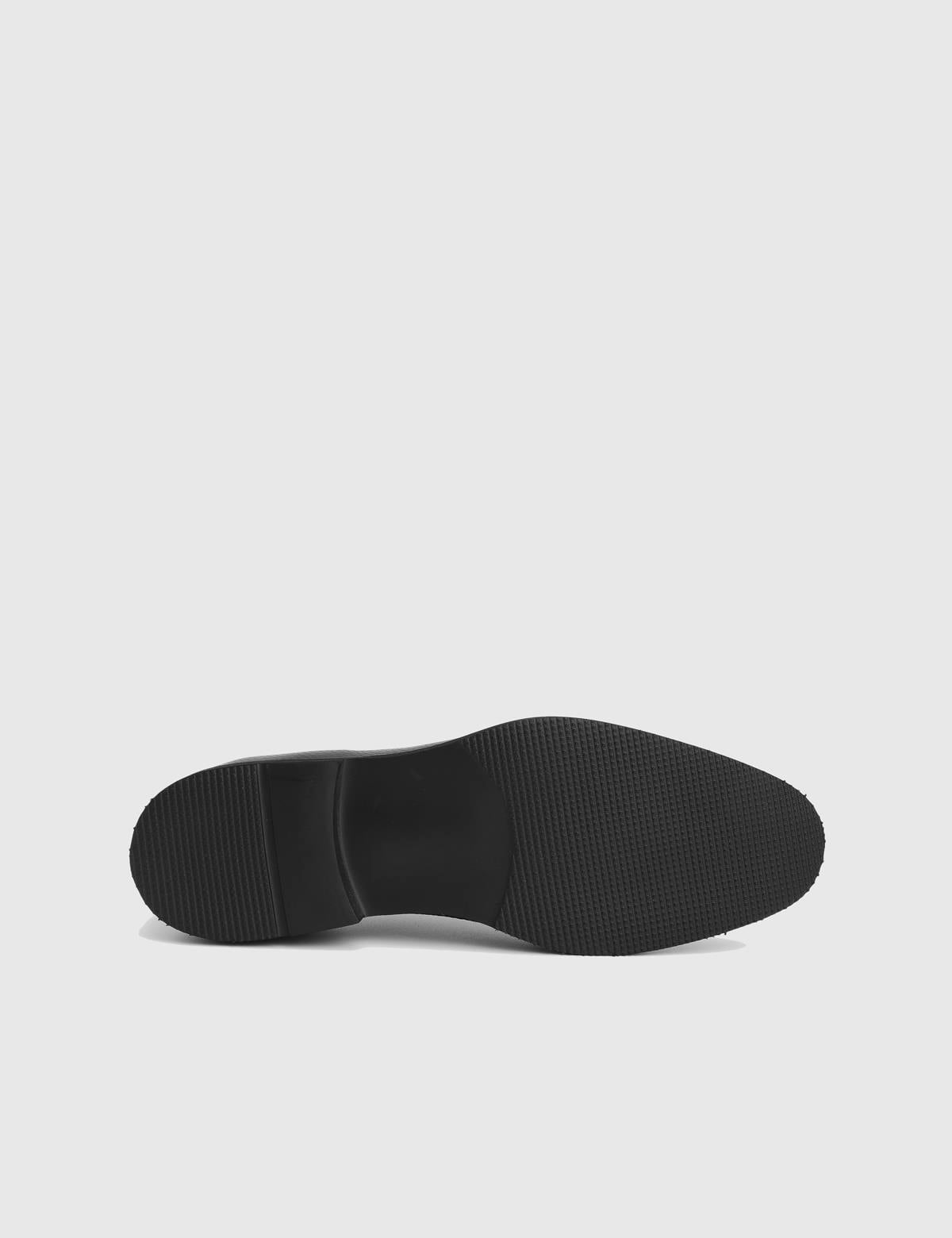 Jozy Black GUTİ Buffalo Leather Men's Oxford