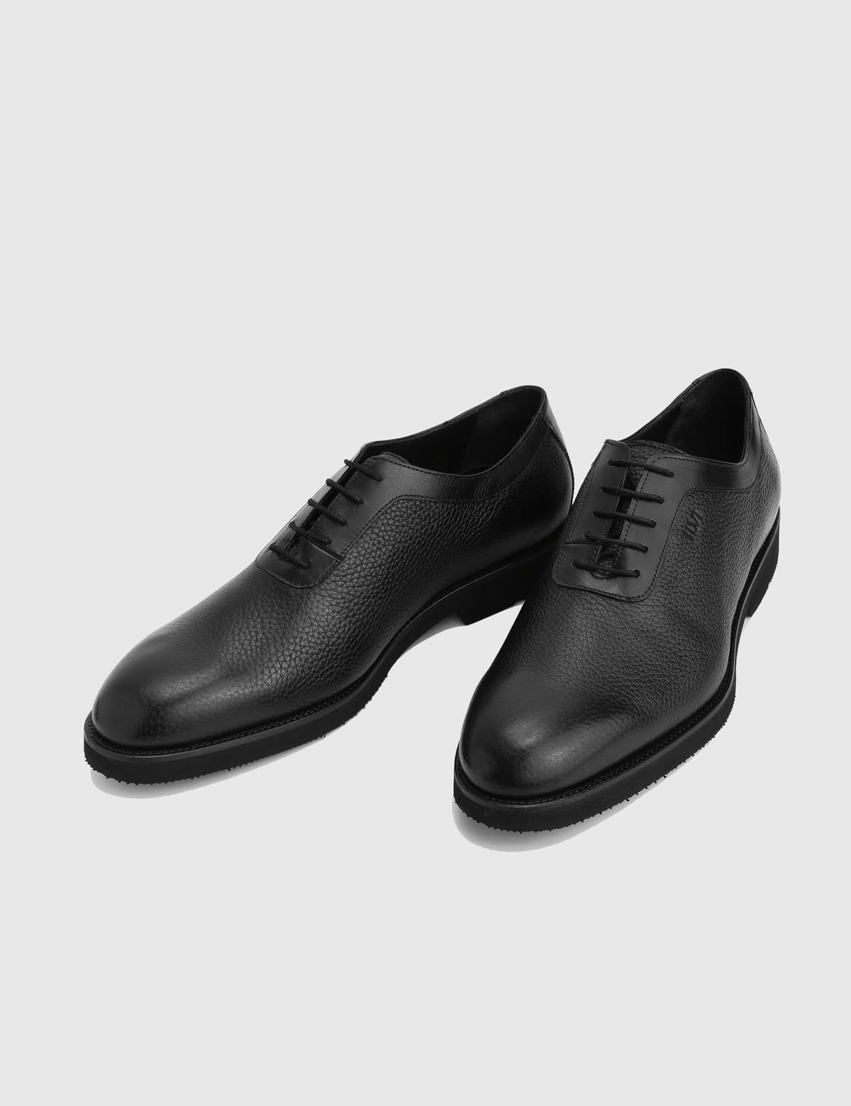Jozy Black GUTİ Buffalo Leather Men's Oxford