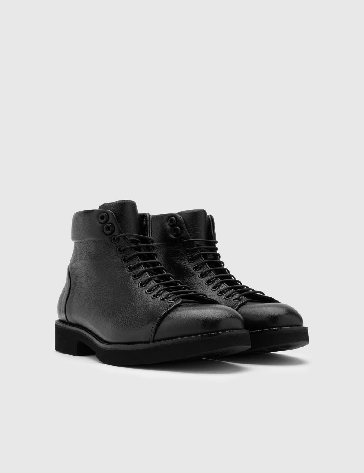Kai Black Deer Leather Men's Boot