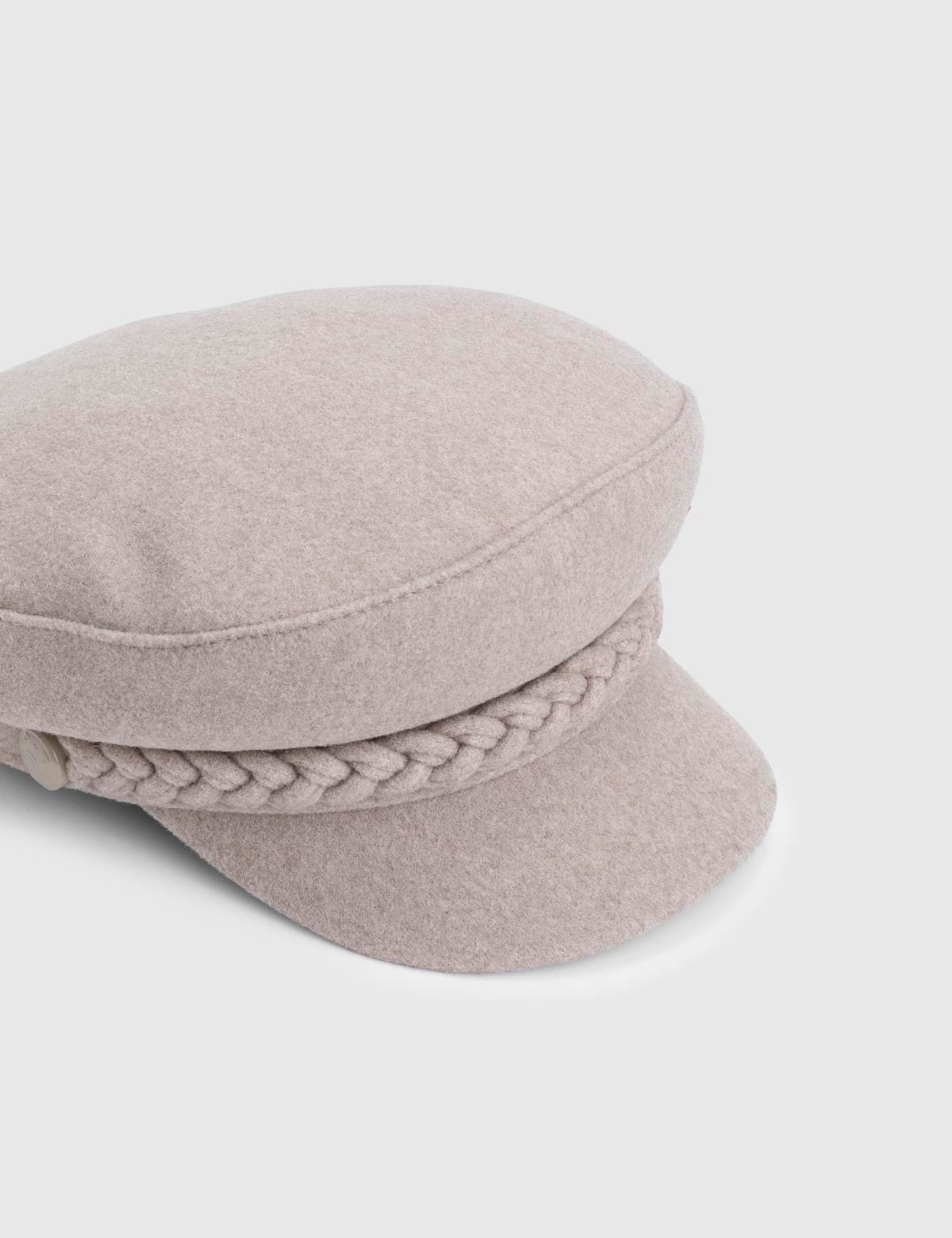 Kaire Cream Women's Fabric Cap