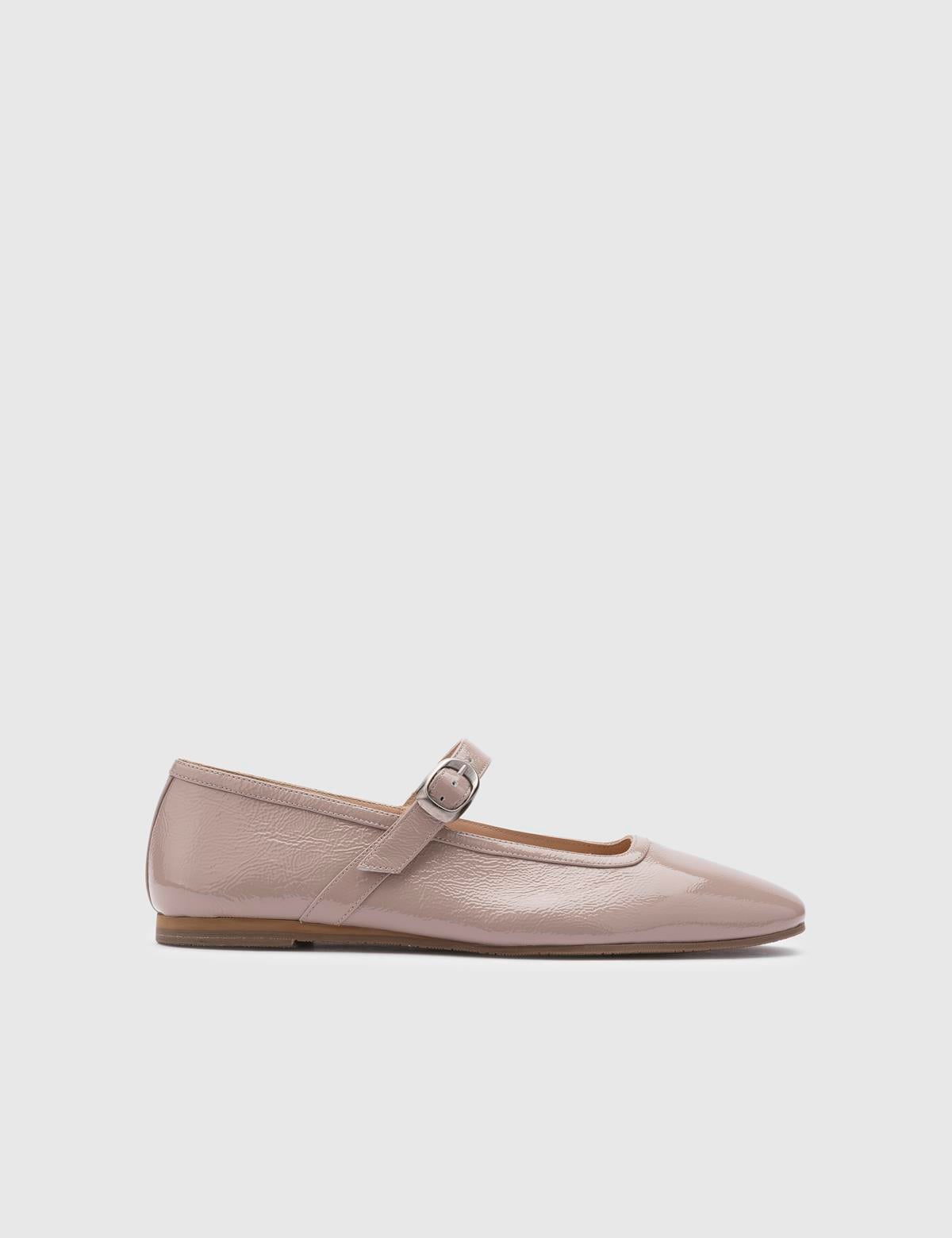Kaori Mink Wrinkled Patent Leather Women's Loafer