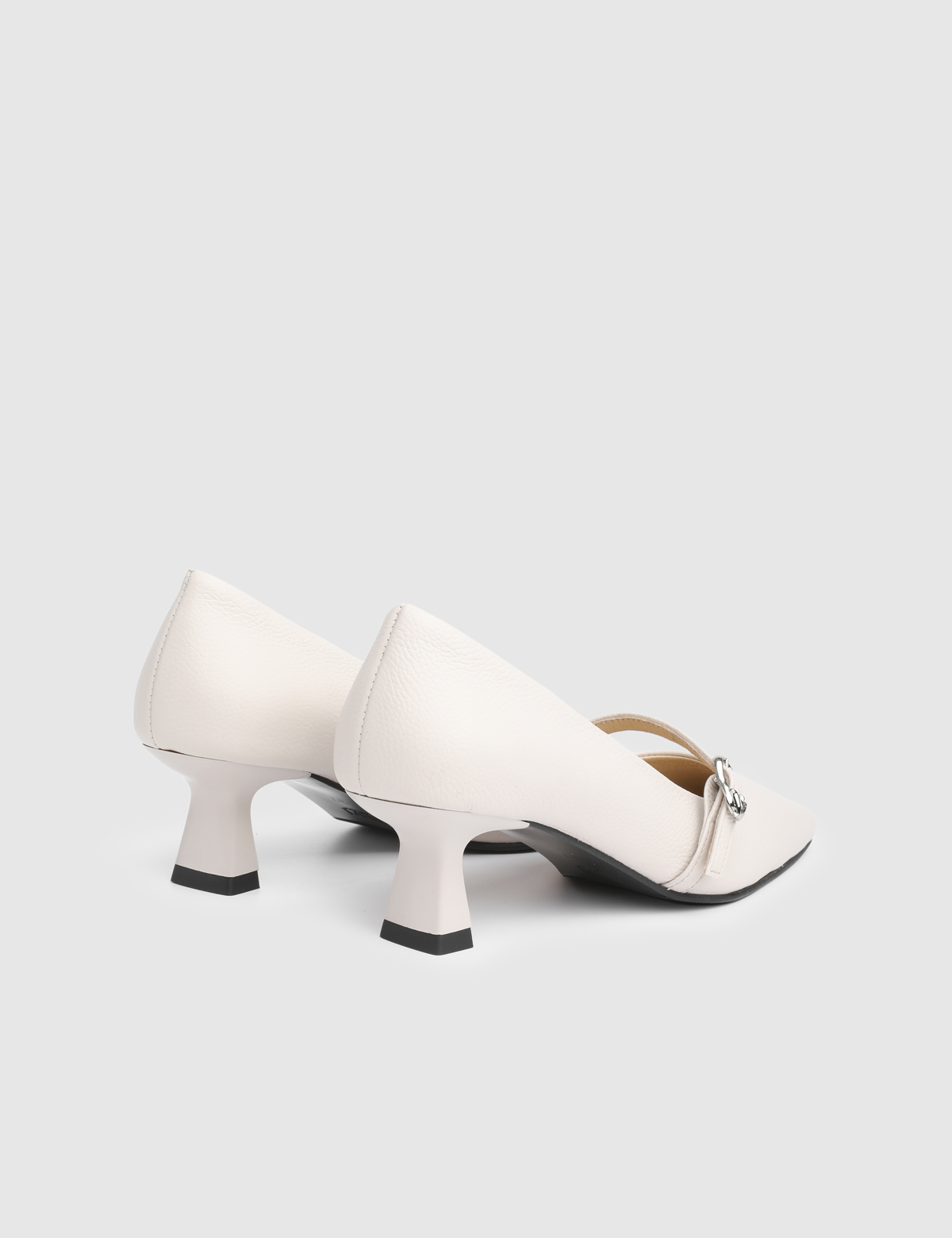 Karyn Cream Floater Leather Women's Pump