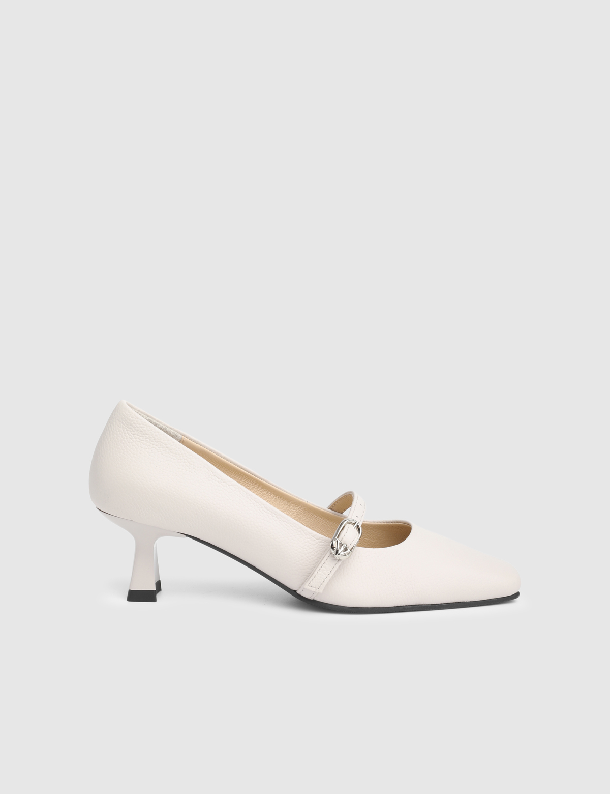 Karyn Cream Floater Leather Women's Pump