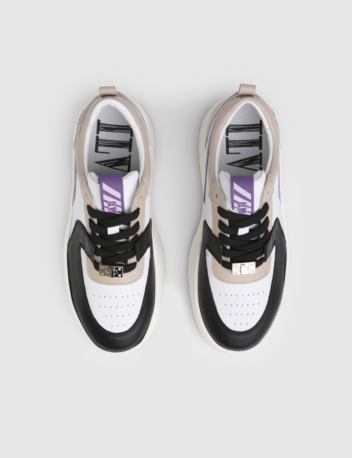 Kato Beige Leather Women's Sneaker