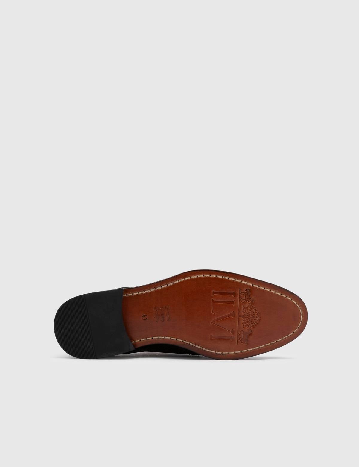 Kayson Black Snake Leather Men's Classic Shoe