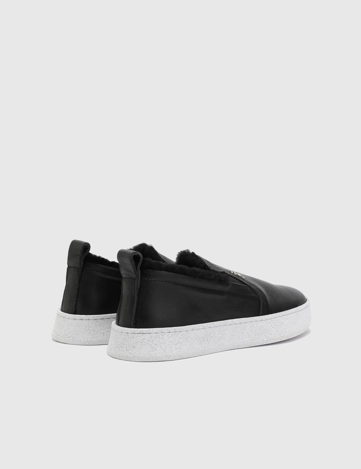 Kito Black Leather Women's Sneaker