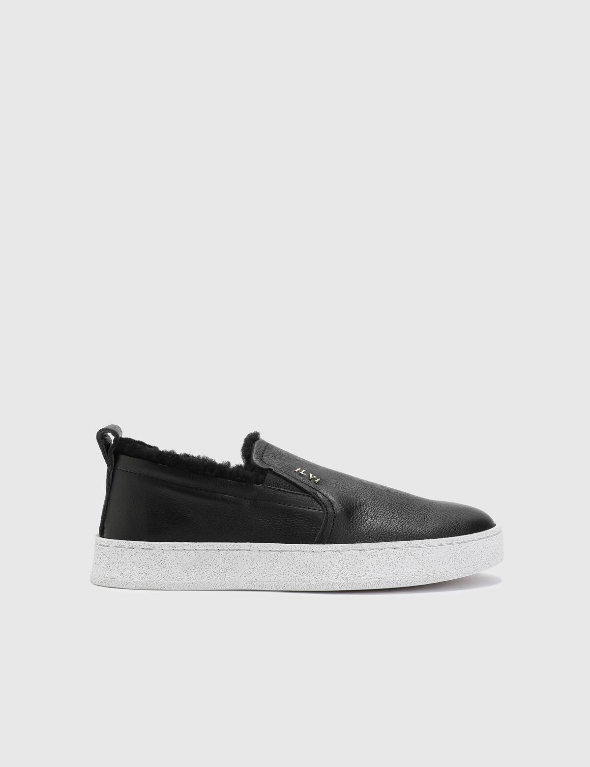 Kito Black Leather Women's Sneaker