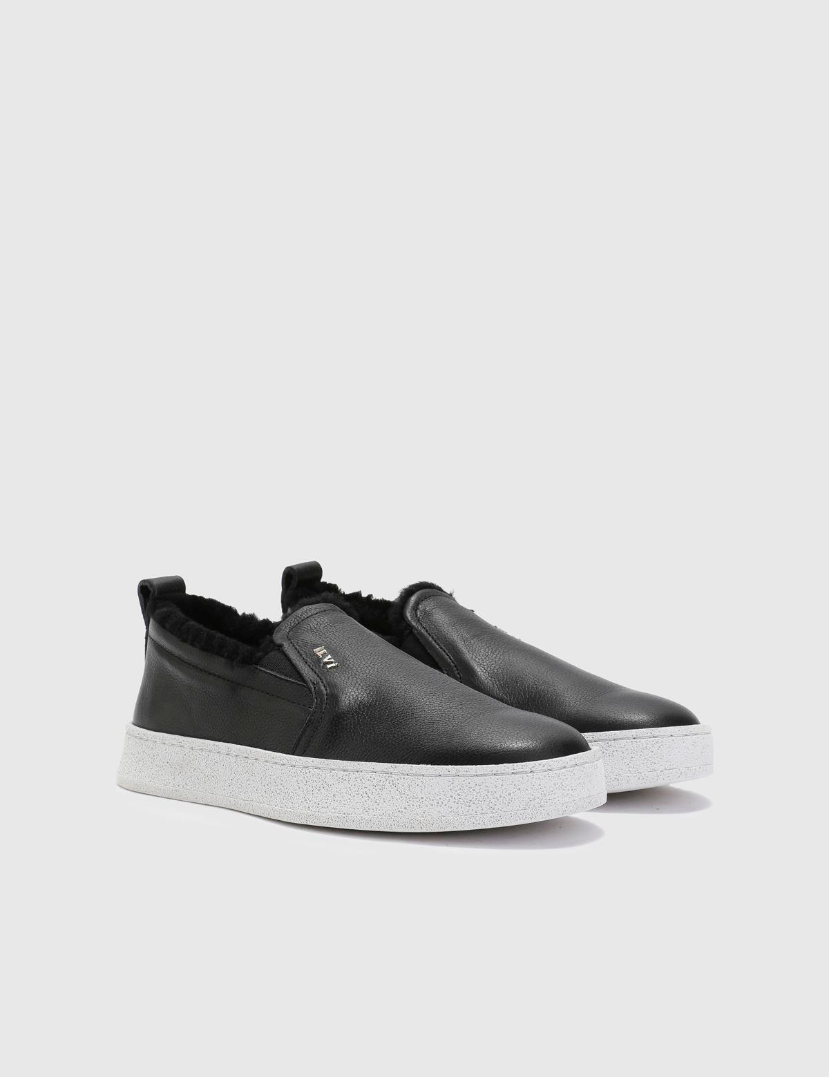 Kito Black Leather Women's Sneaker