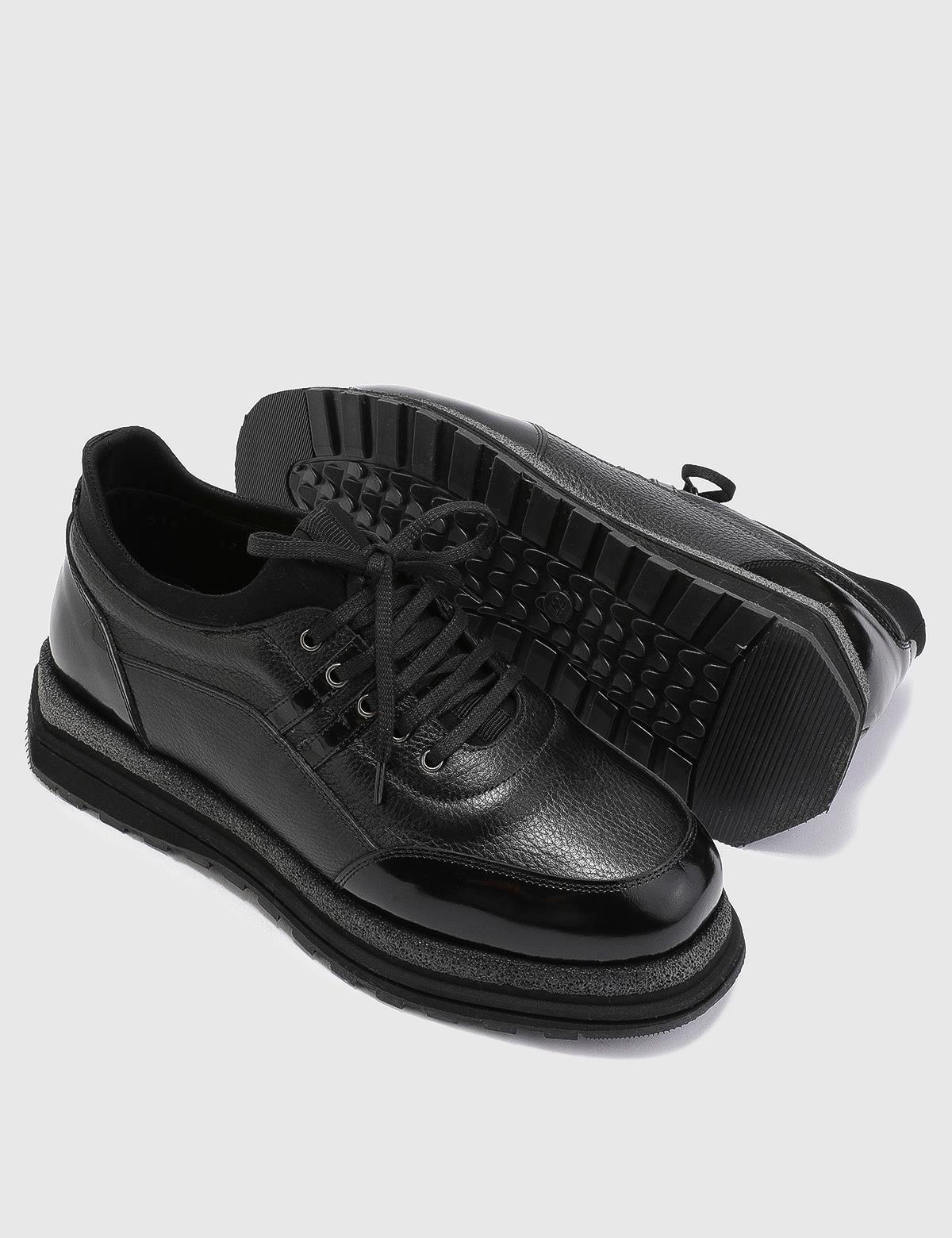 Lance Black Florentic Floater Leather Men's Oxford