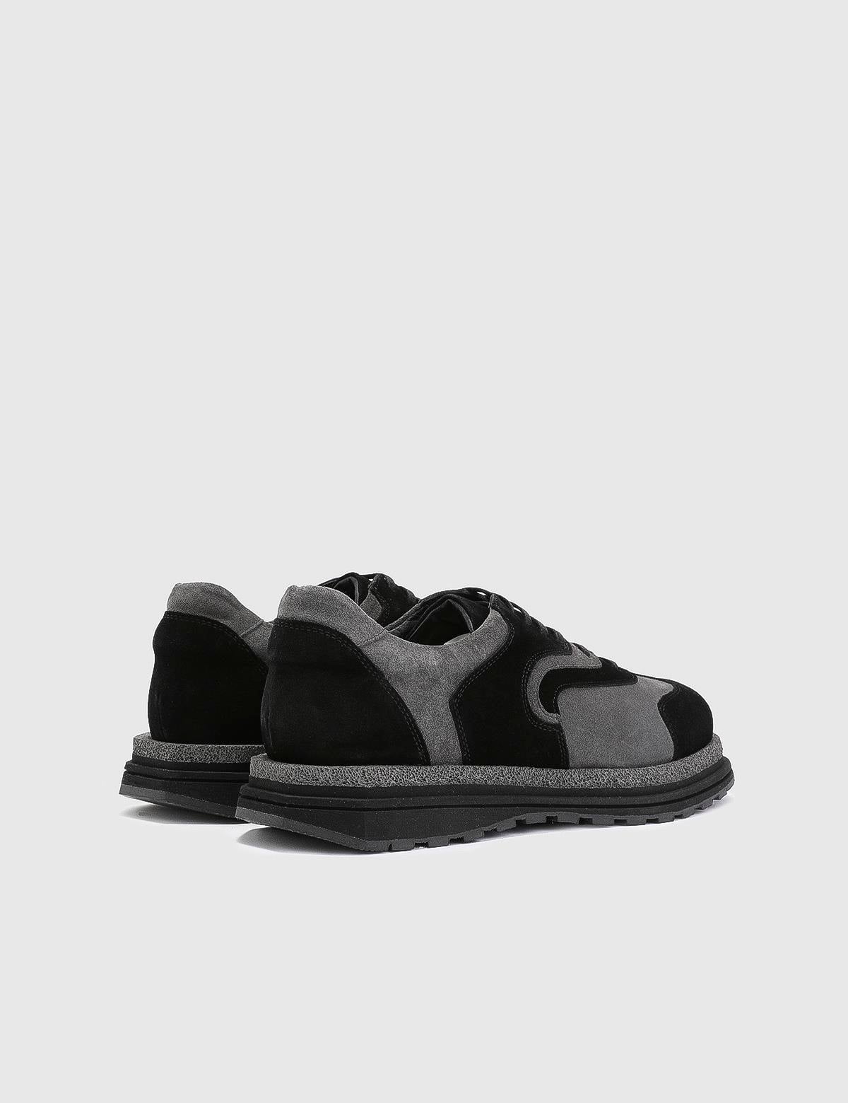 Lancelot Grey Suede Leather Men's Sneaker