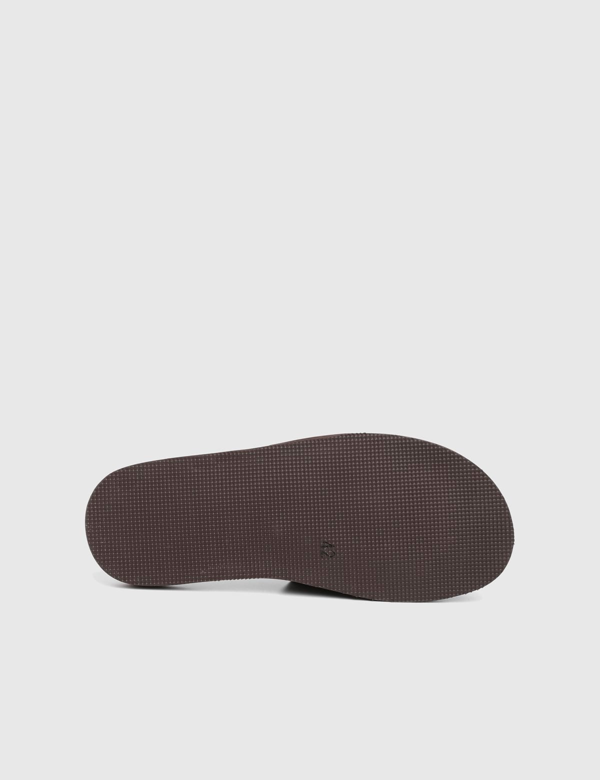 Lazare Brown Suede Leather Men's Slide