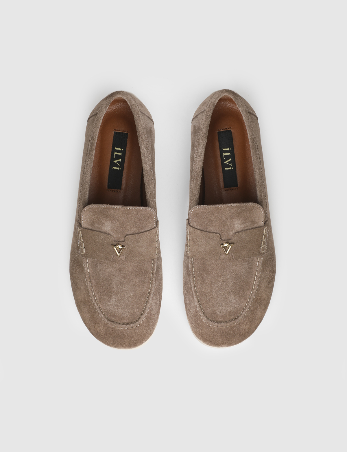 Lelya Mink Suede Leather Women's Loafer
