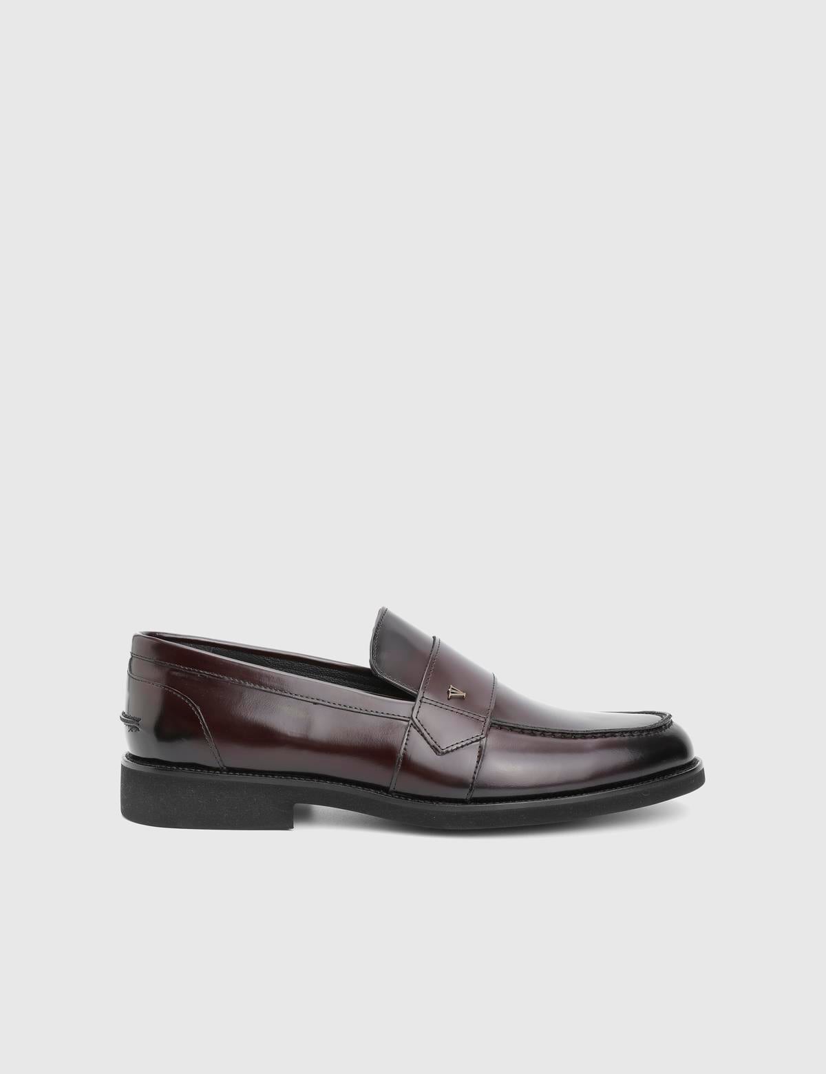 Leyns Burgundy Florentic Leather Men's Loafer