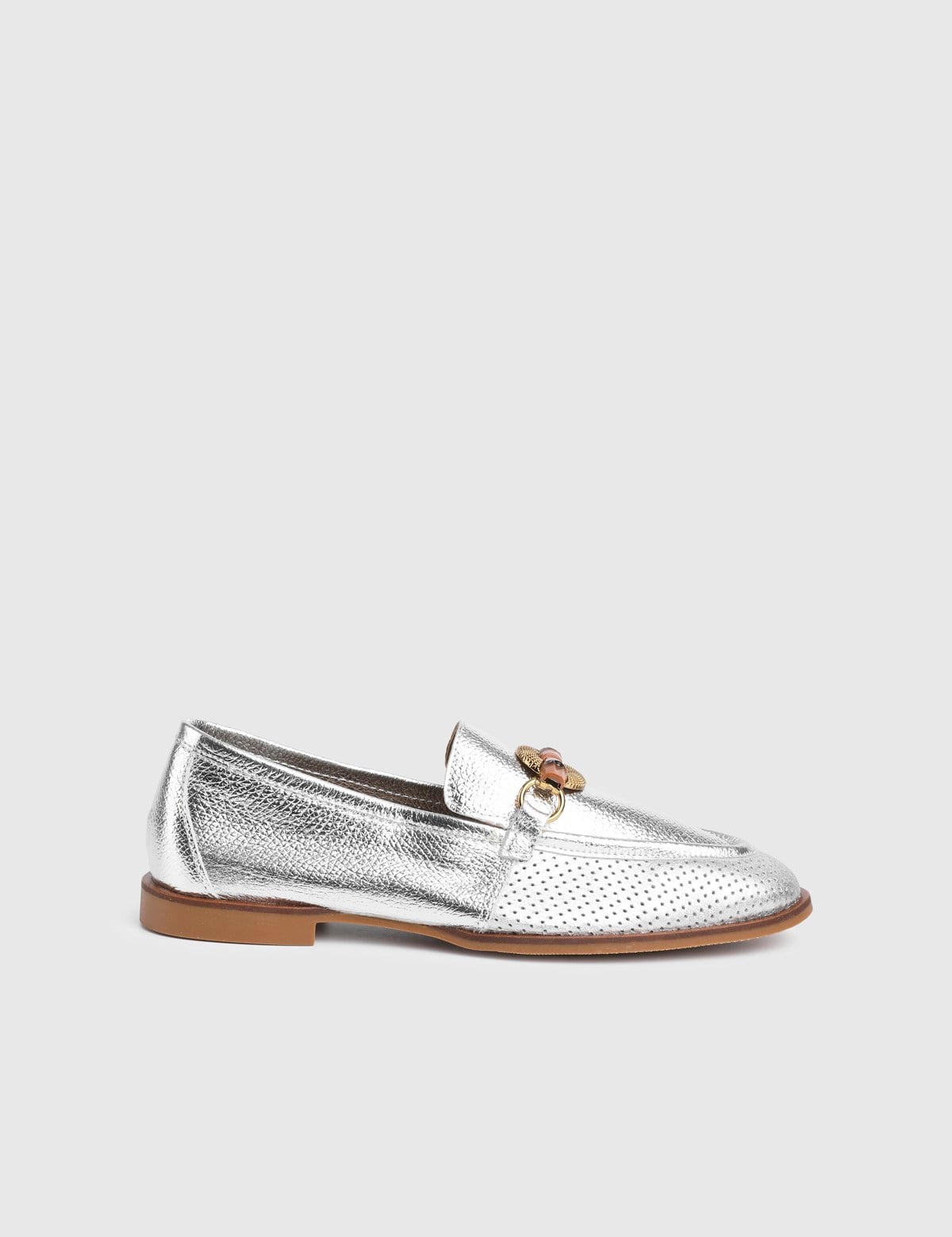 Lirya Kadın Loafer Gümüş