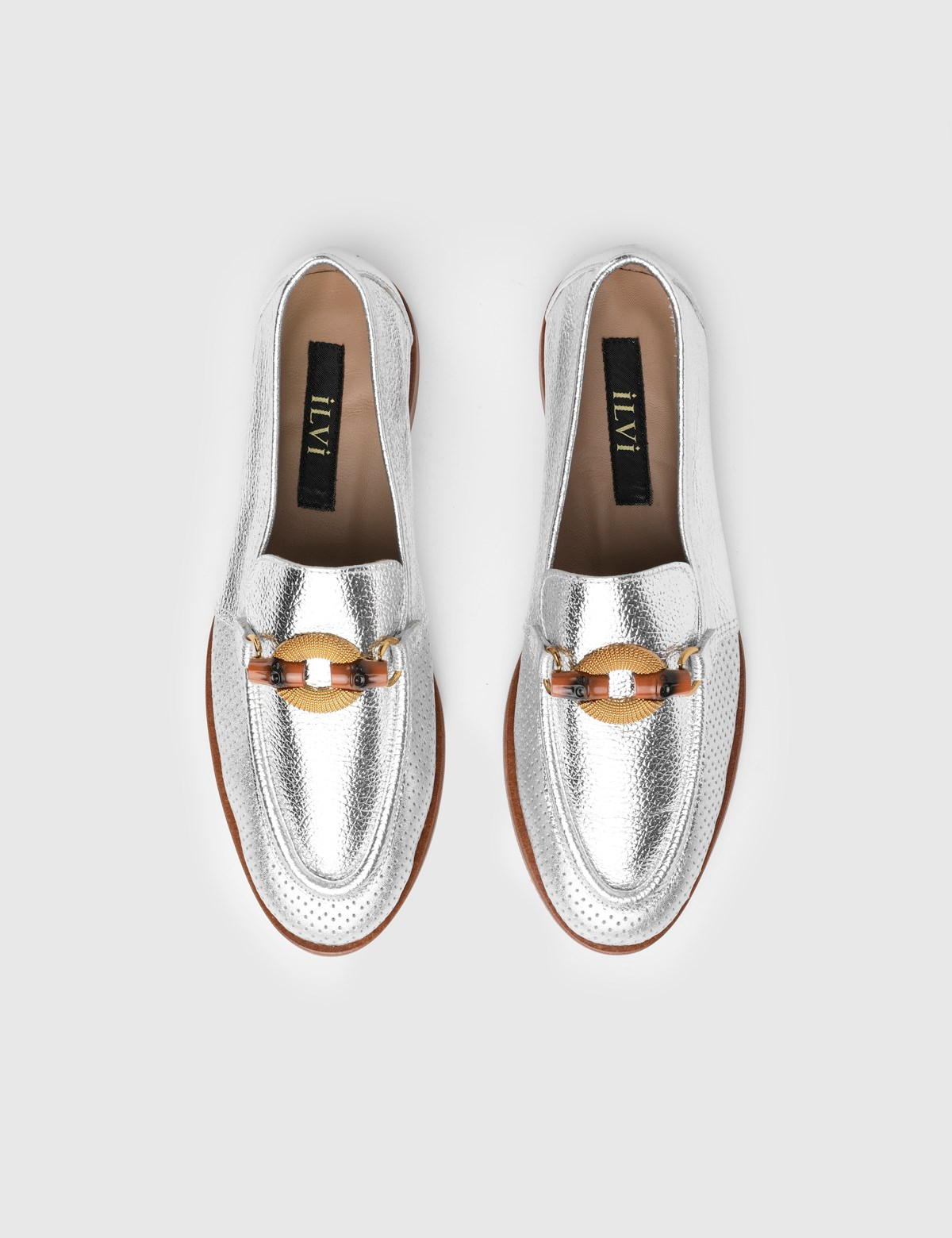 Lirya Kadın Loafer Gümüş