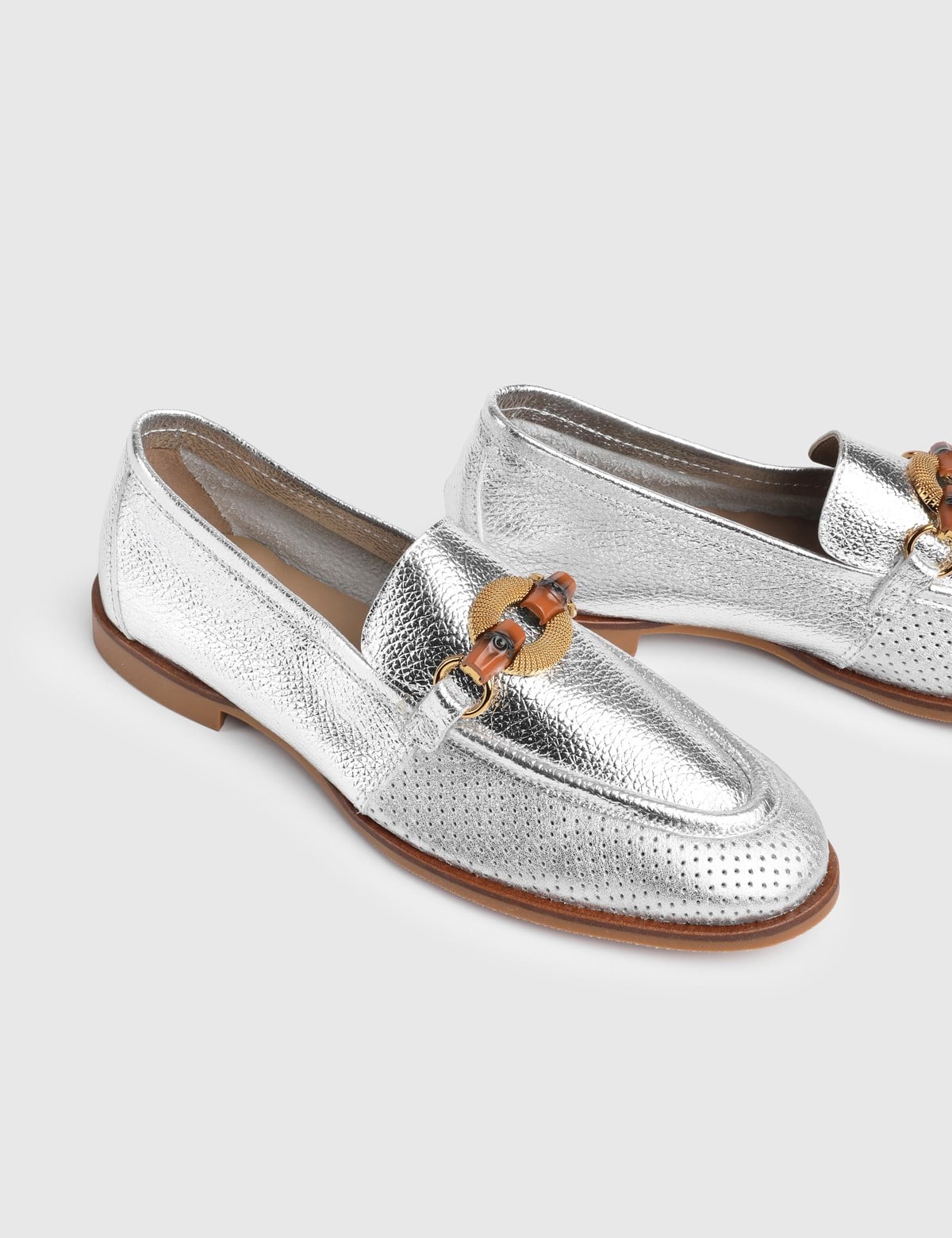 Lirya Kadın Loafer Gümüş