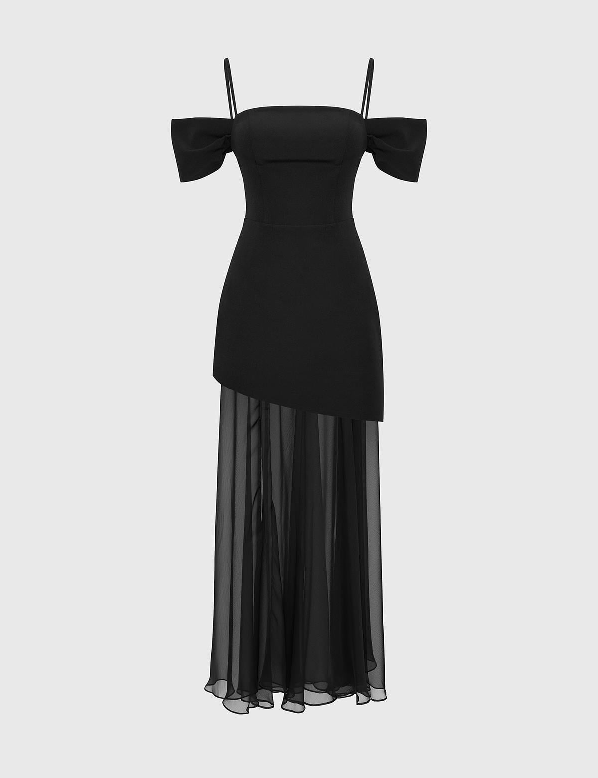 Lisse Black Women's Dress