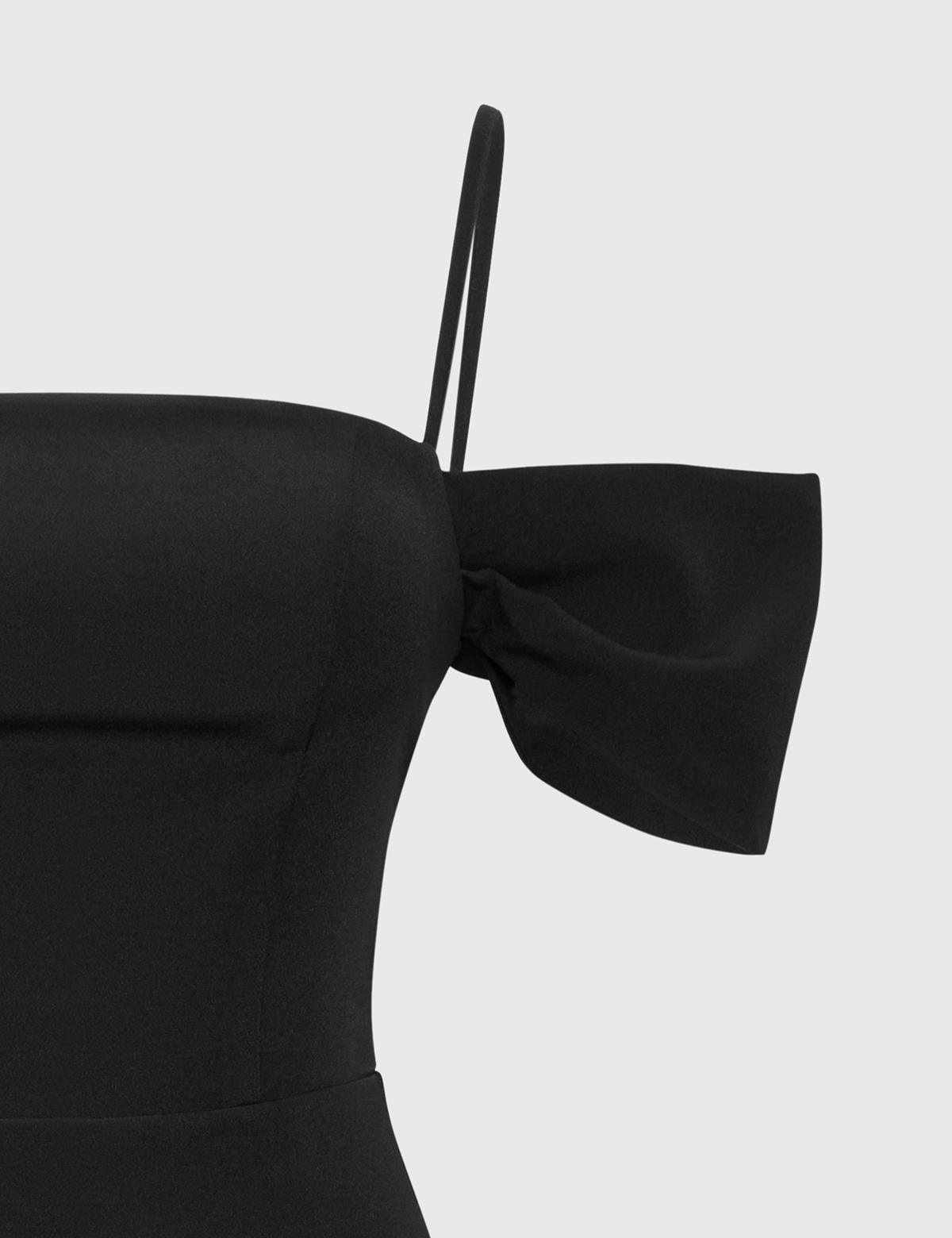 Lisse Black Women's Dress