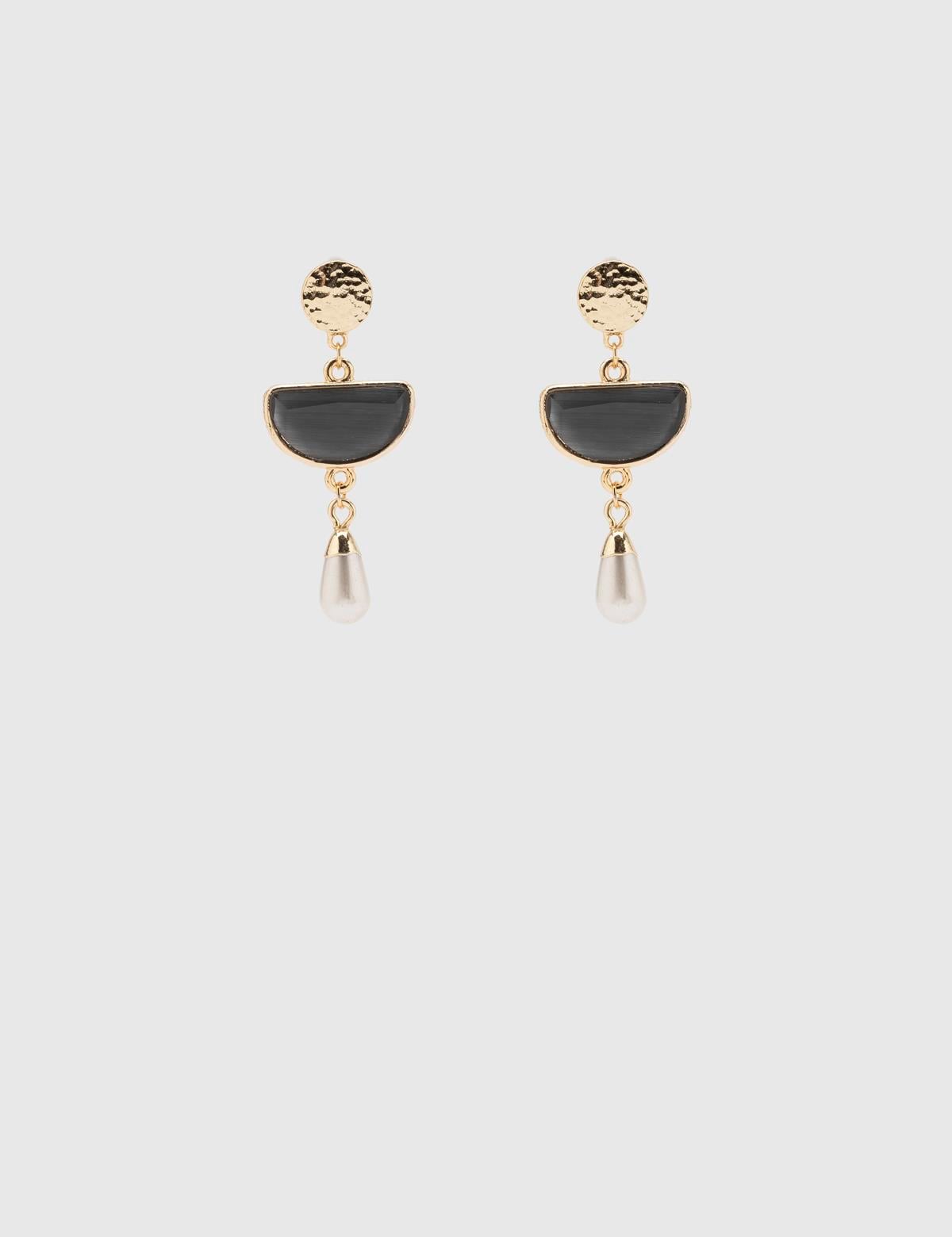 Louna Black Pearl Women's Earrings