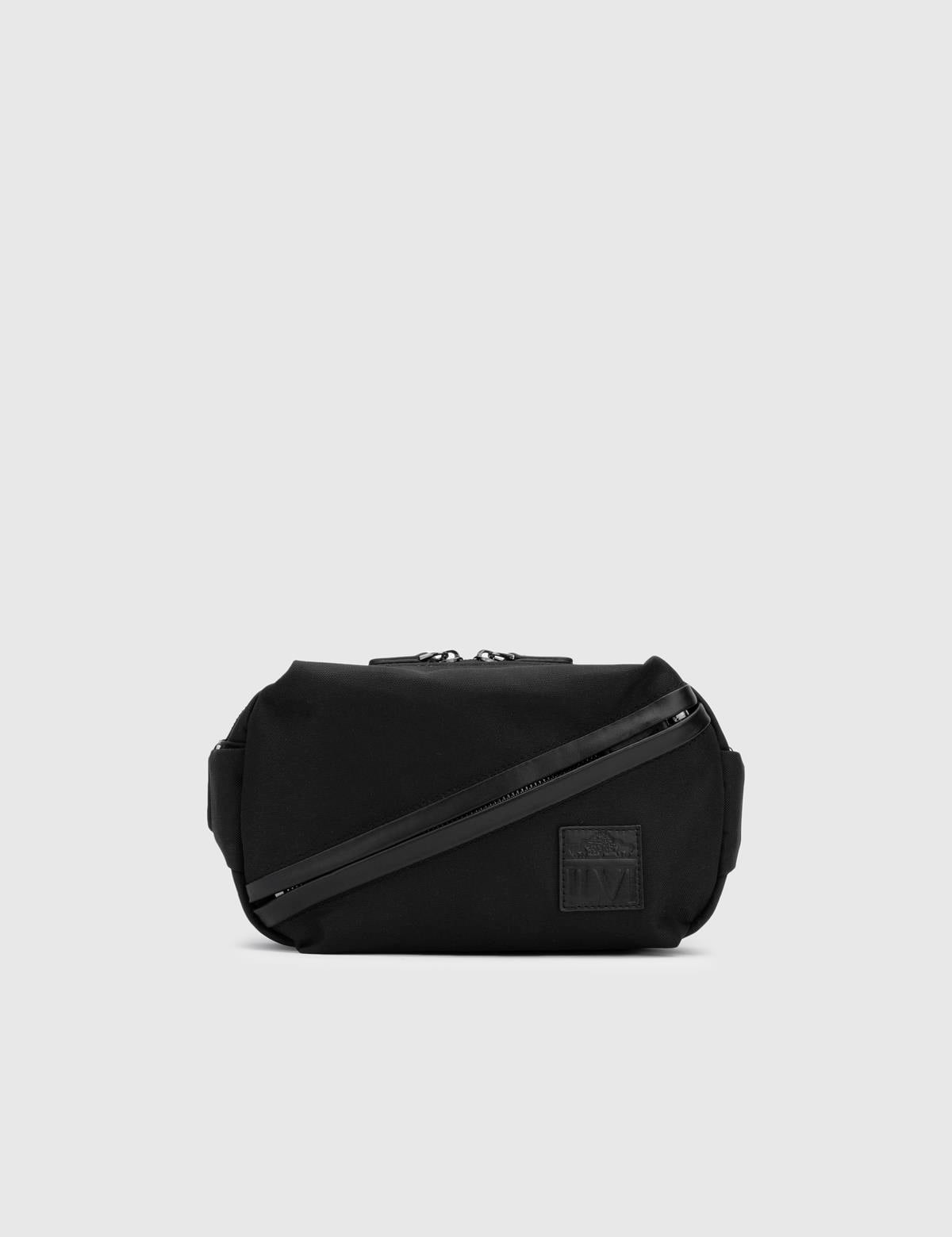 Luca Black Leather Men's Shoulder Bag