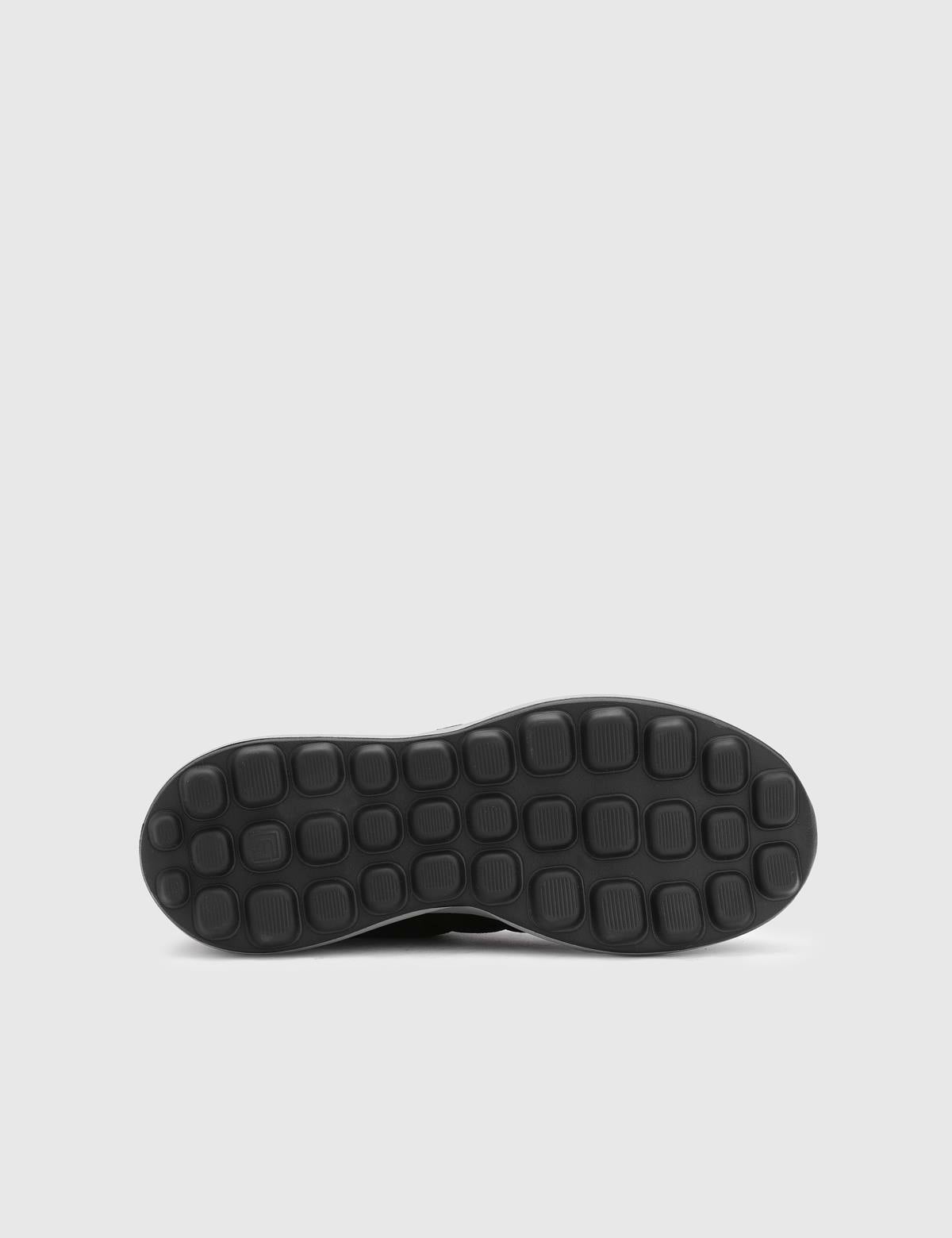 Mahrez Black Suede Leather Men's Sneaker