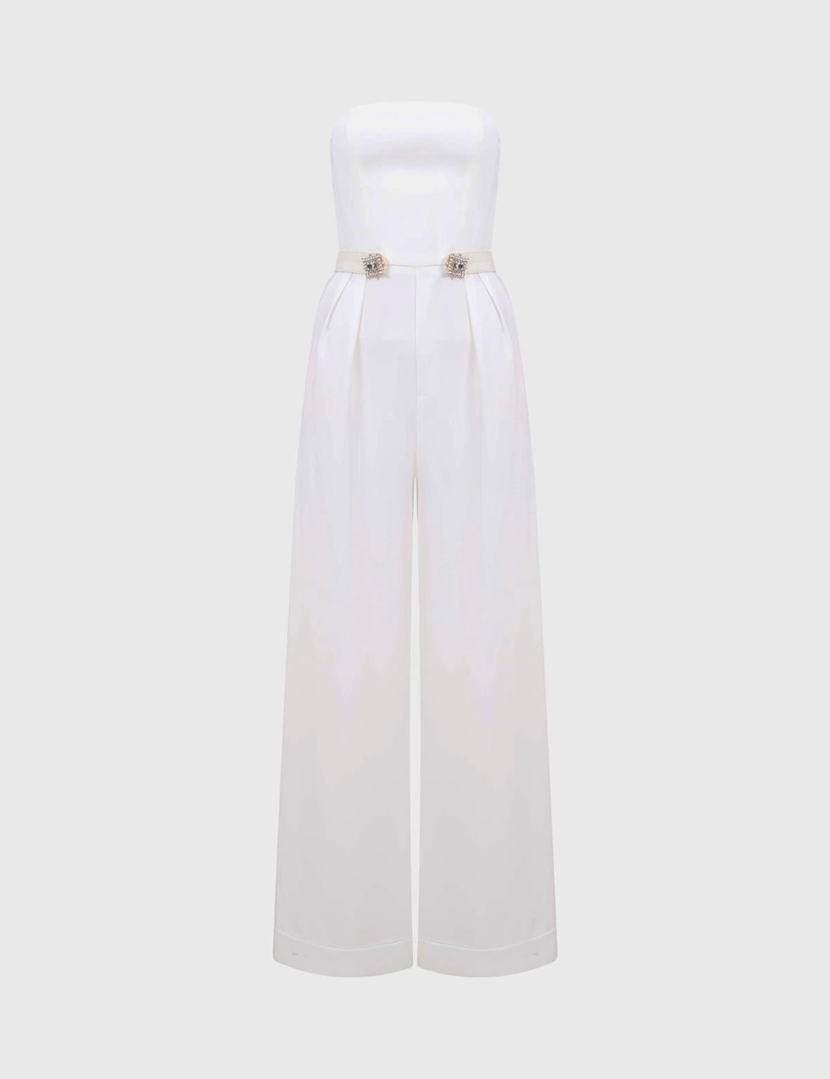 Malone Ecru Women's Jumpsuit