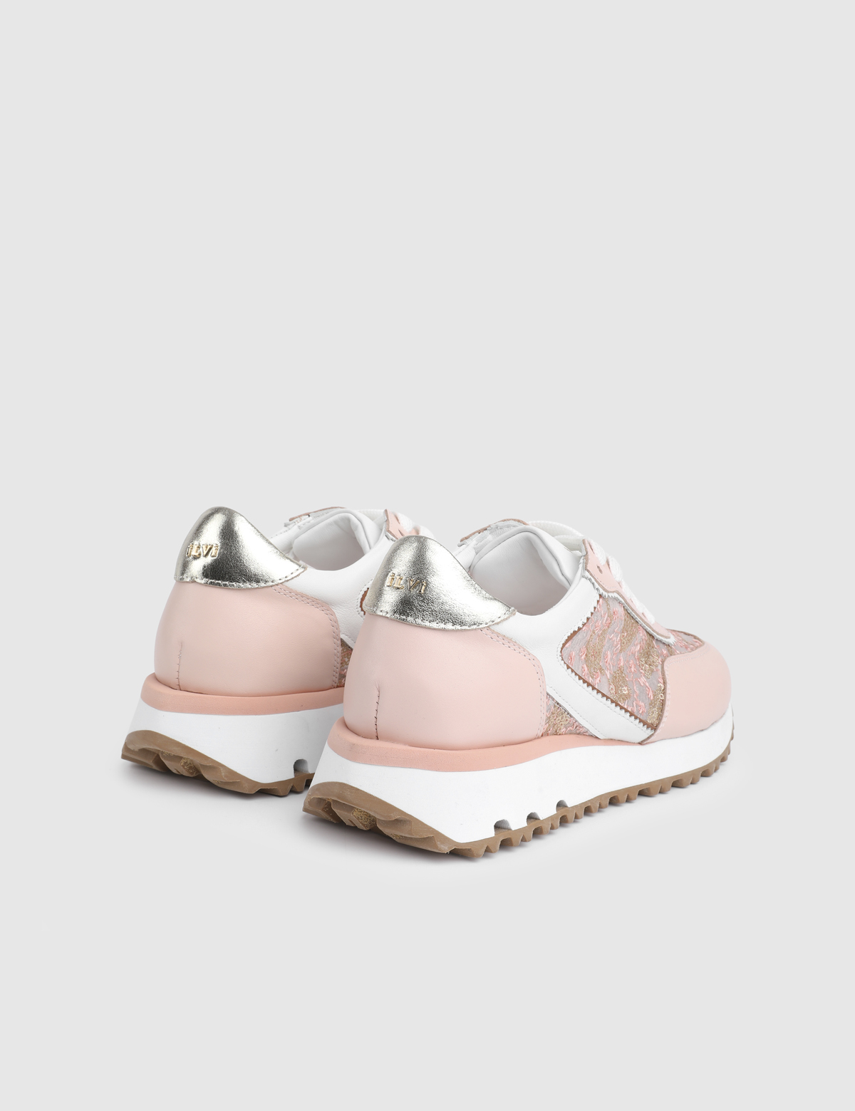 Malta Powder Pink Leather Women's Sneaker