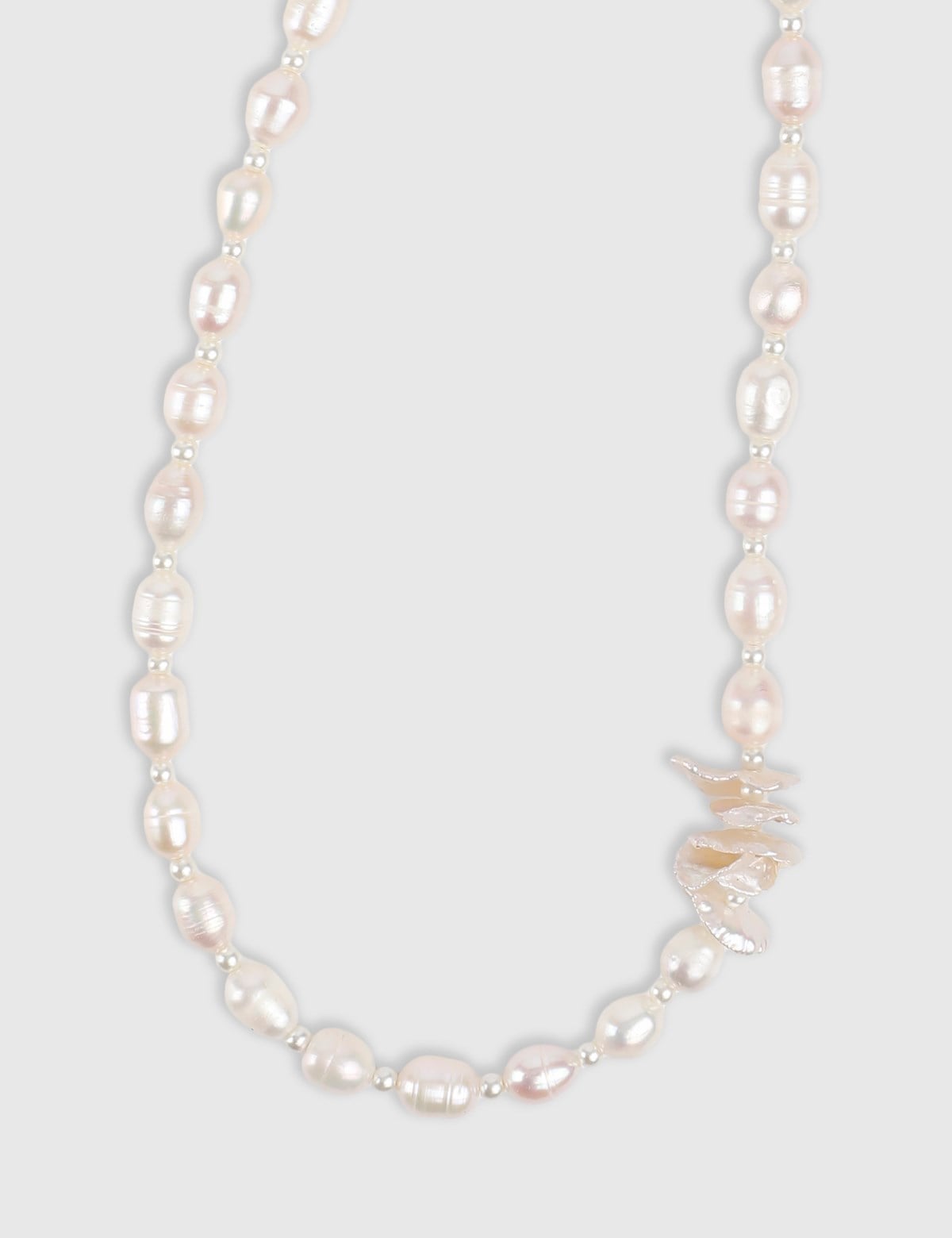 Marais Gold Women's Necklace with White Stones