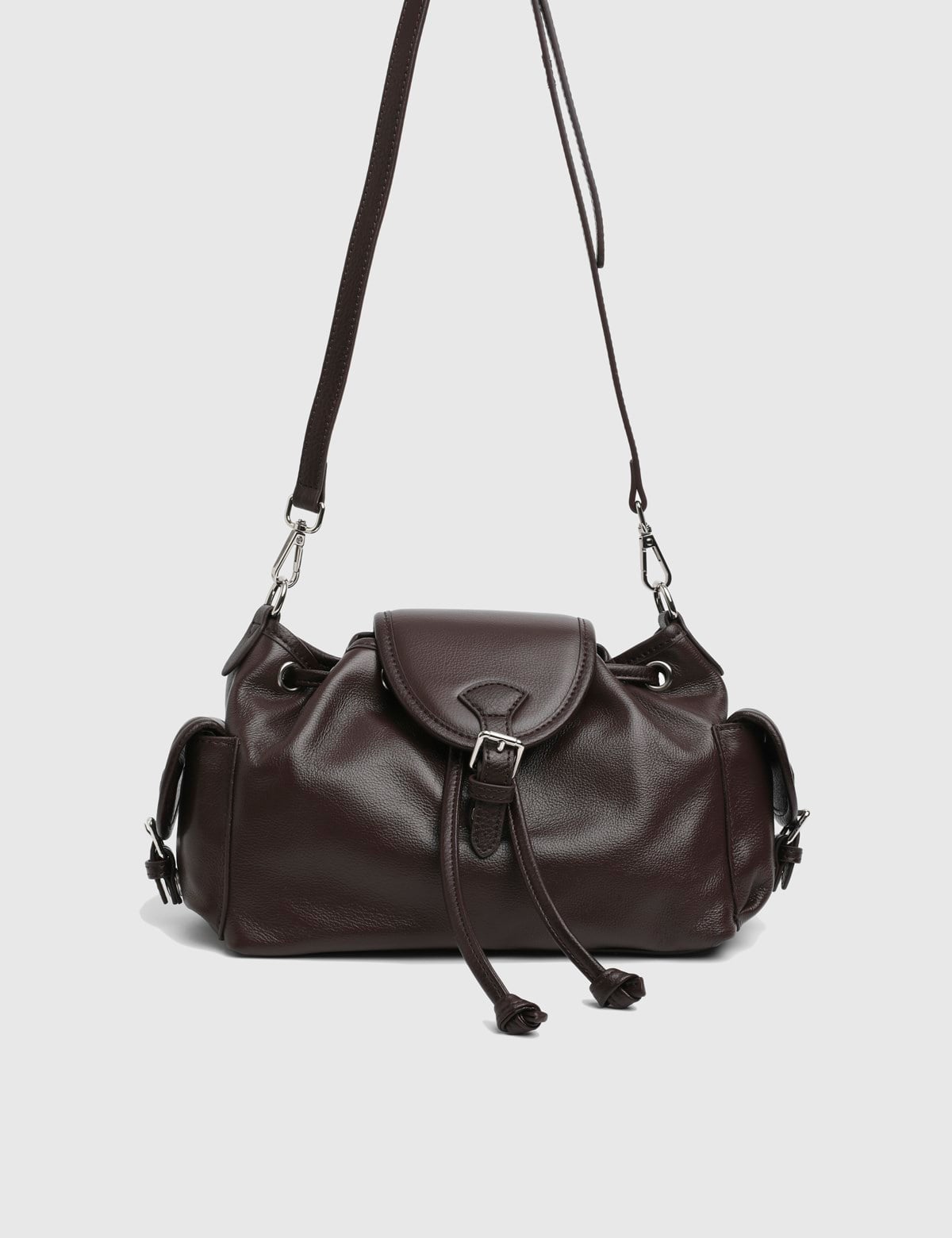 Marea Brown Leather Women's Shoulder Bag