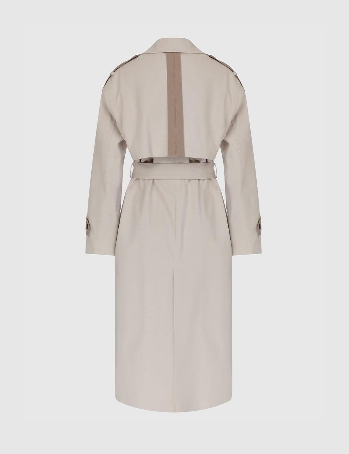 Mateo Beige Women's Trench Coat