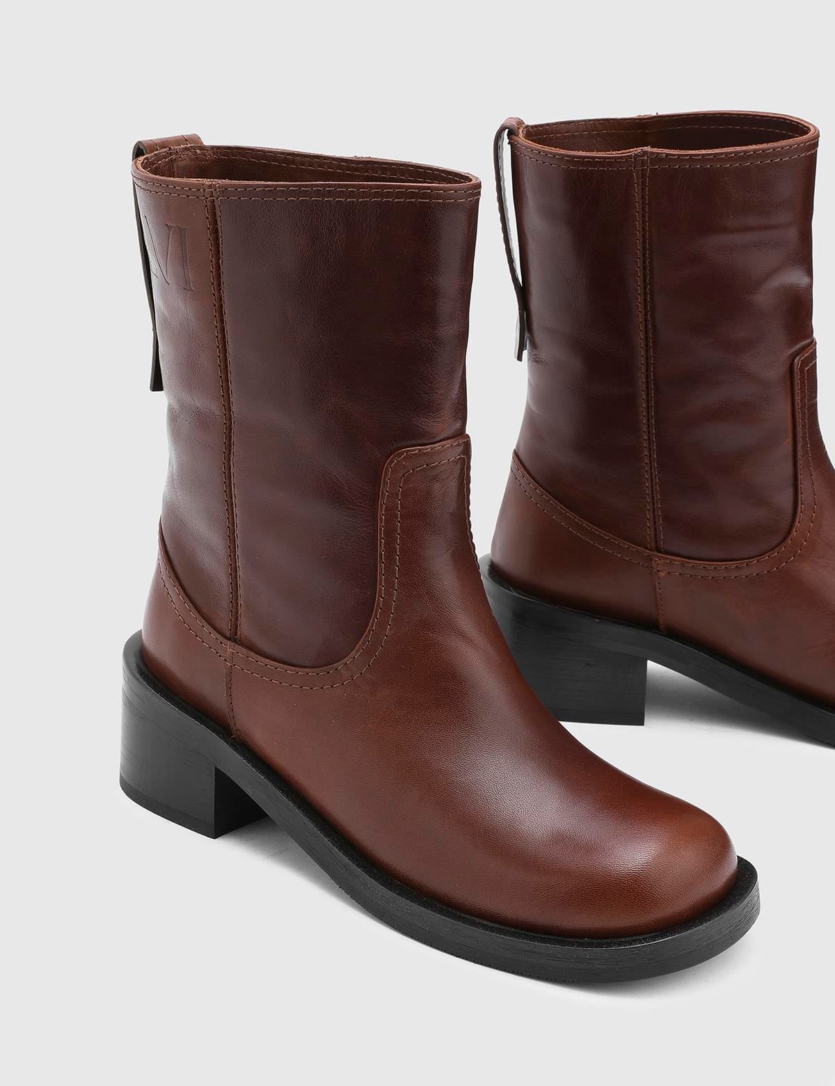Matthew Brown Leather Women's Boot