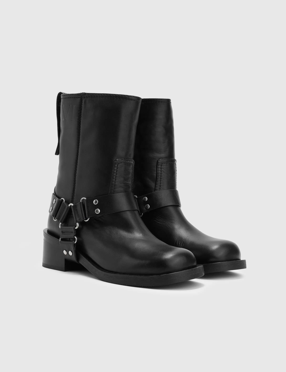 Matthew Black Leather Women's Boot