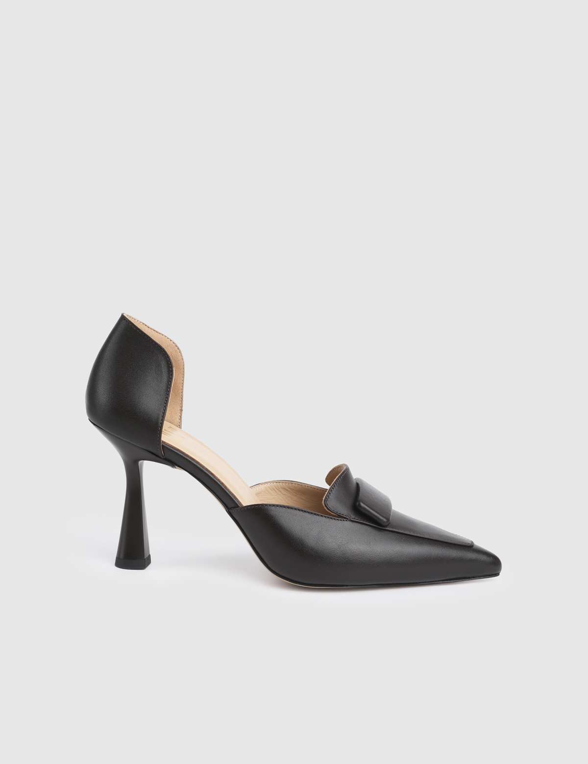 Melinea Brown Leather Women's Heeled Sandal