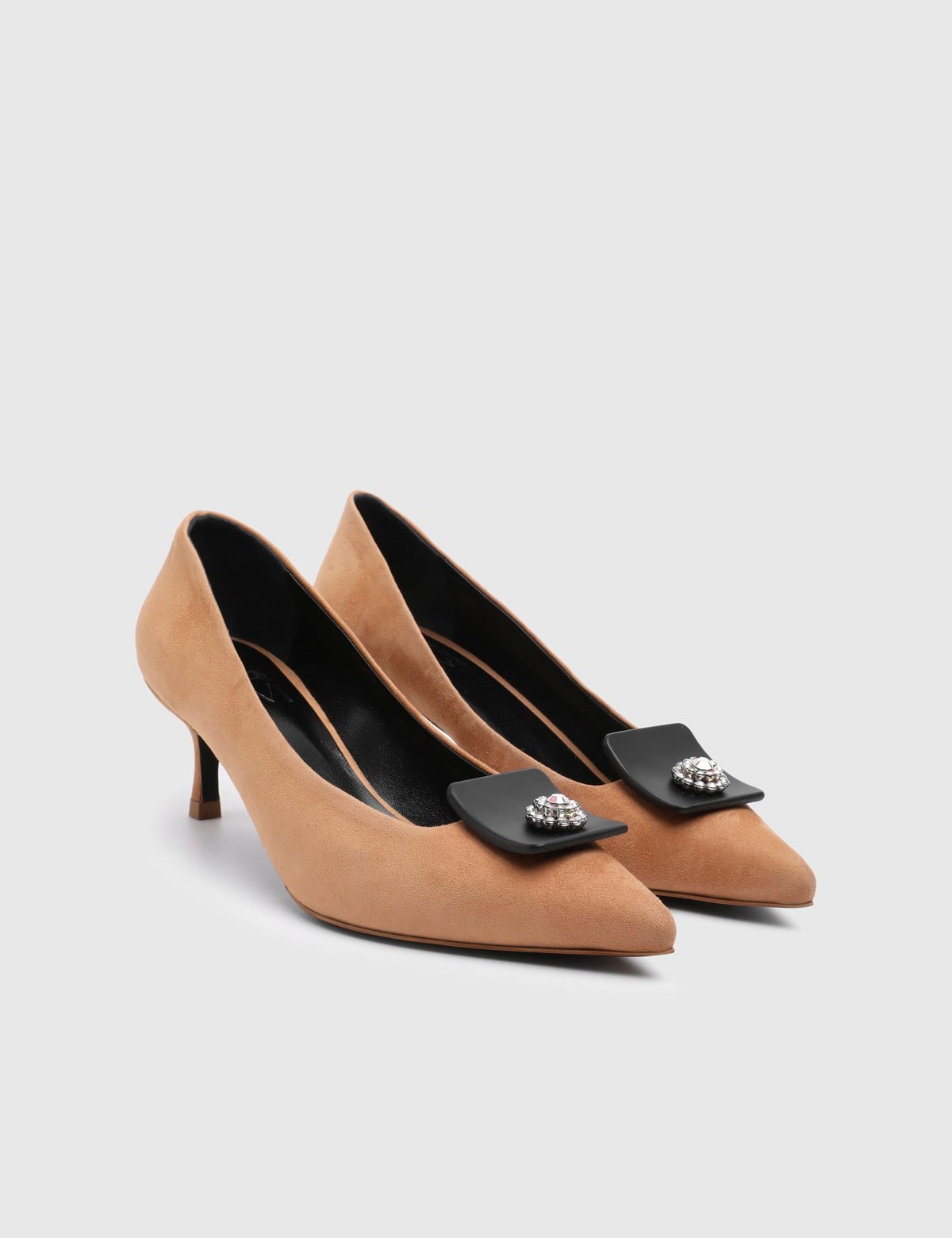 Melodia Orange Suede Leather Women's Pump